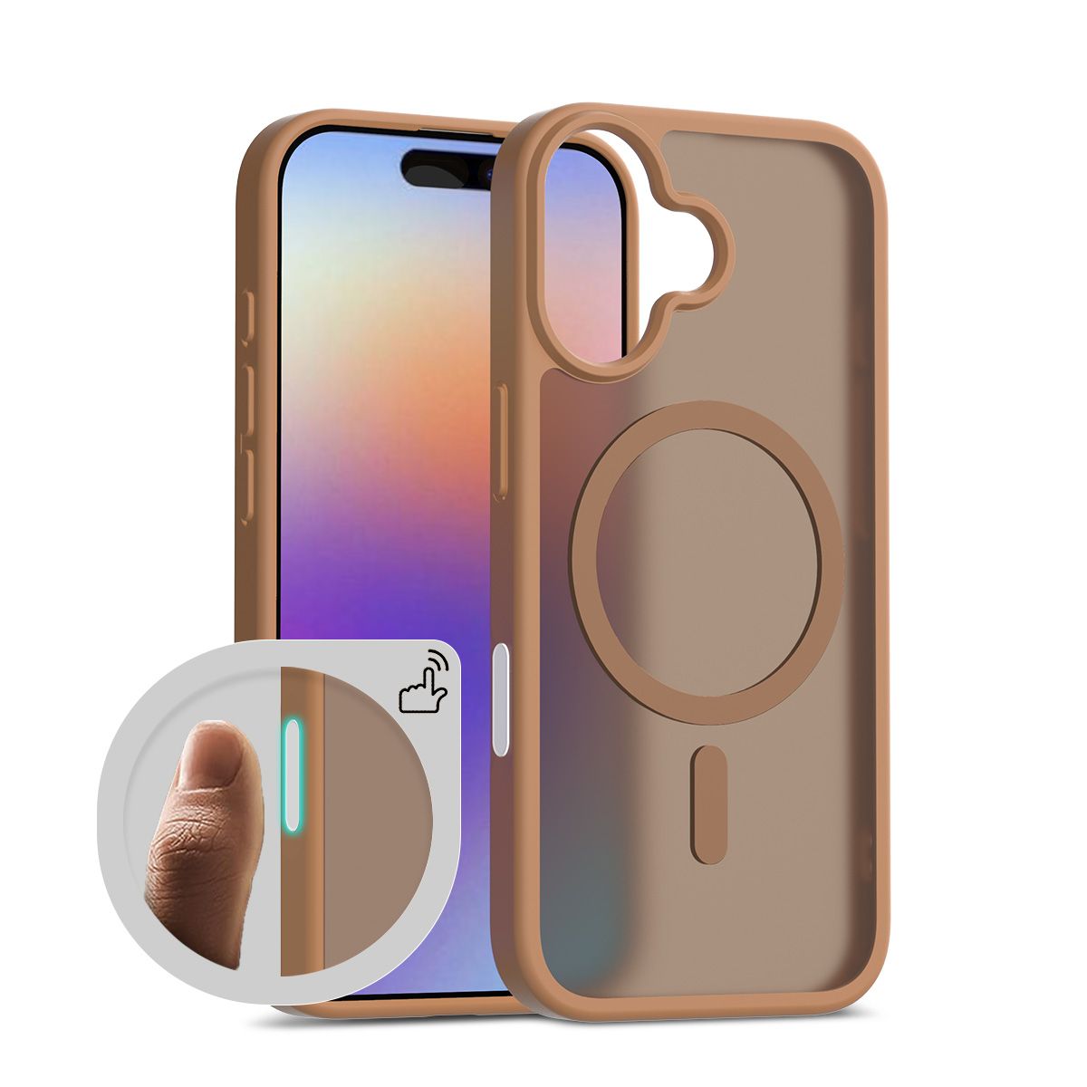 Pulse Skin Feeling MagSafe Case with Camera Action Button — 341