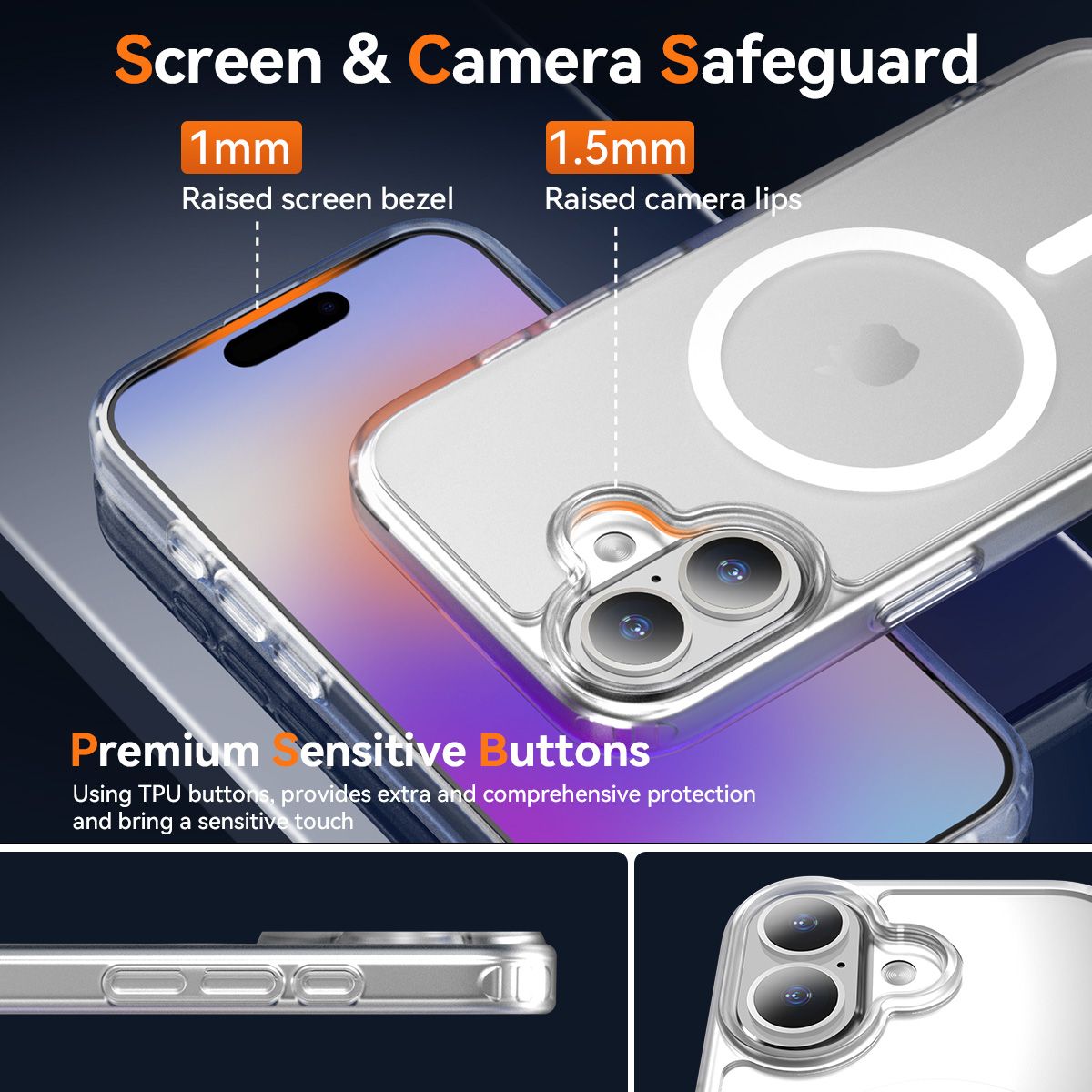 Pulse Skin Feeling MagSafe Case with Camera Action Button — 303