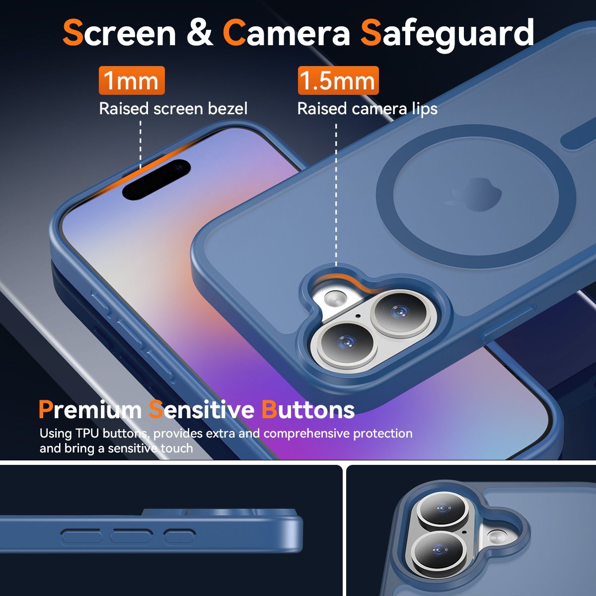 Pulse Skin Feeling MagSafe Case with Camera Action Button — 354