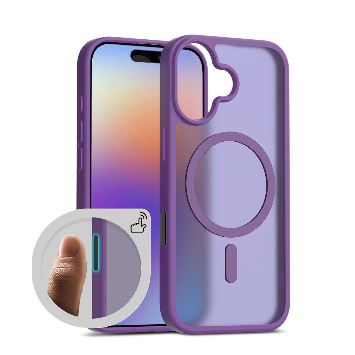 Pulse Skin Feeling MagSafe Case with Camera Action Button — 355