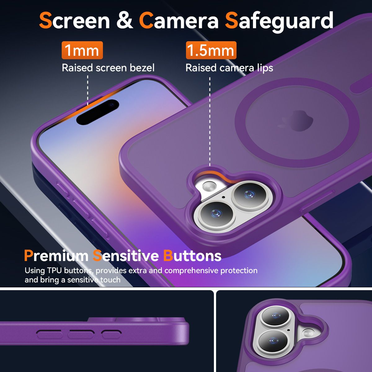Pulse Skin Feeling MagSafe Case with Camera Action Button — 361