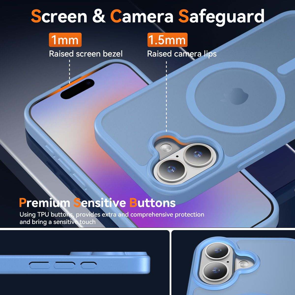 Pulse Skin Feeling MagSafe Case with Camera Action Button — 333