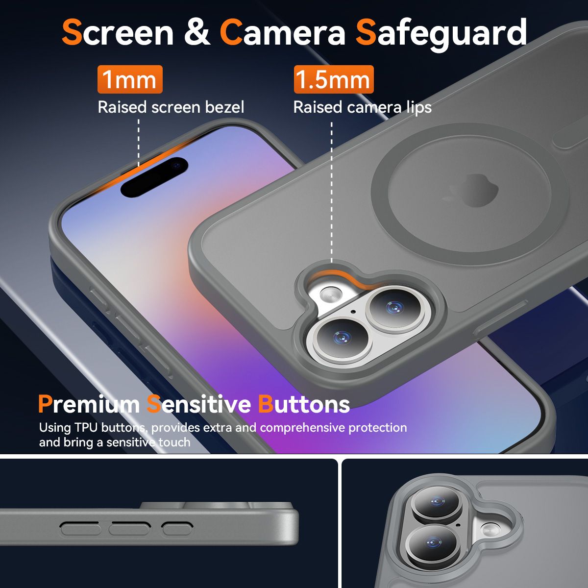 Pulse Skin Feeling MagSafe Case with Camera Action Button — 340