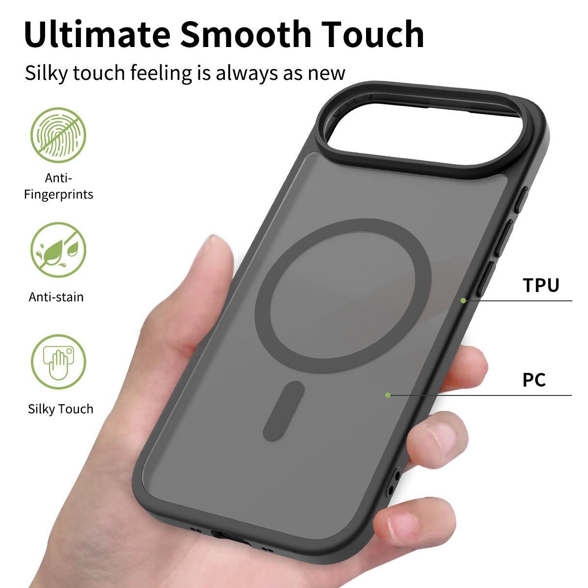 Pulse Skin Feeling MagSafe Case with Camera Action Button — 296