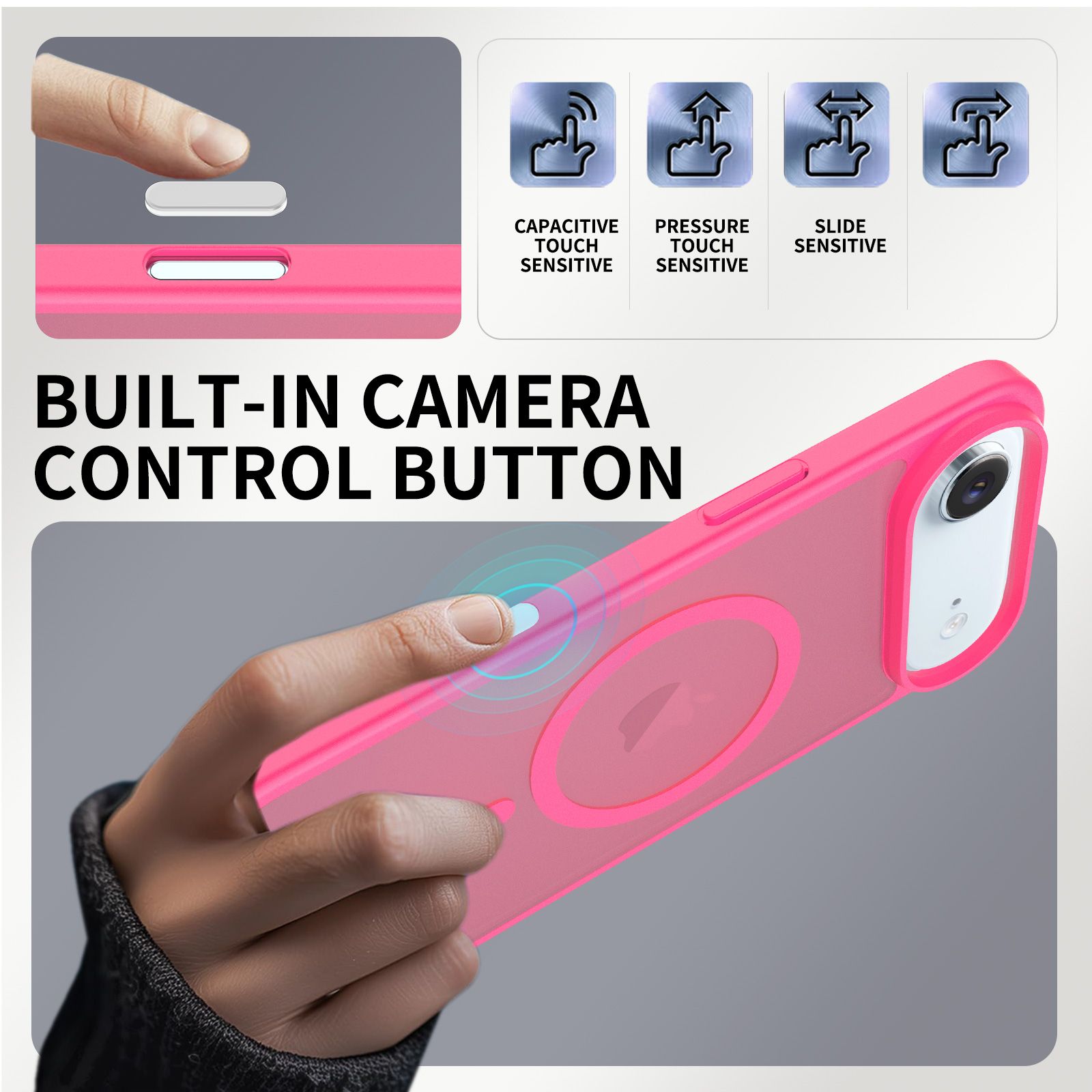 Pulse Skin Feeling MagSafe Case with Camera Action Button — 238