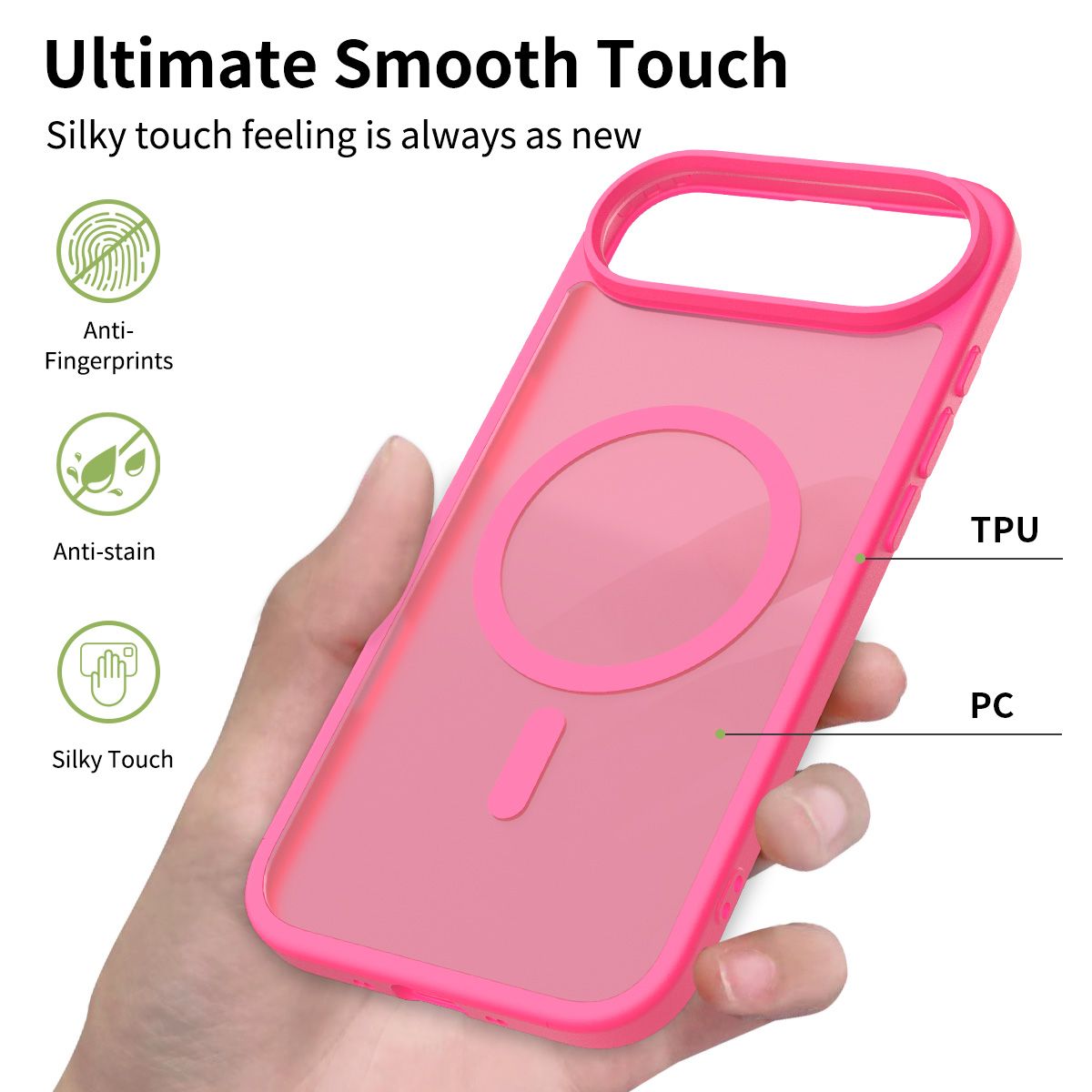 Pulse Skin Feeling MagSafe Case with Camera Action Button — 242