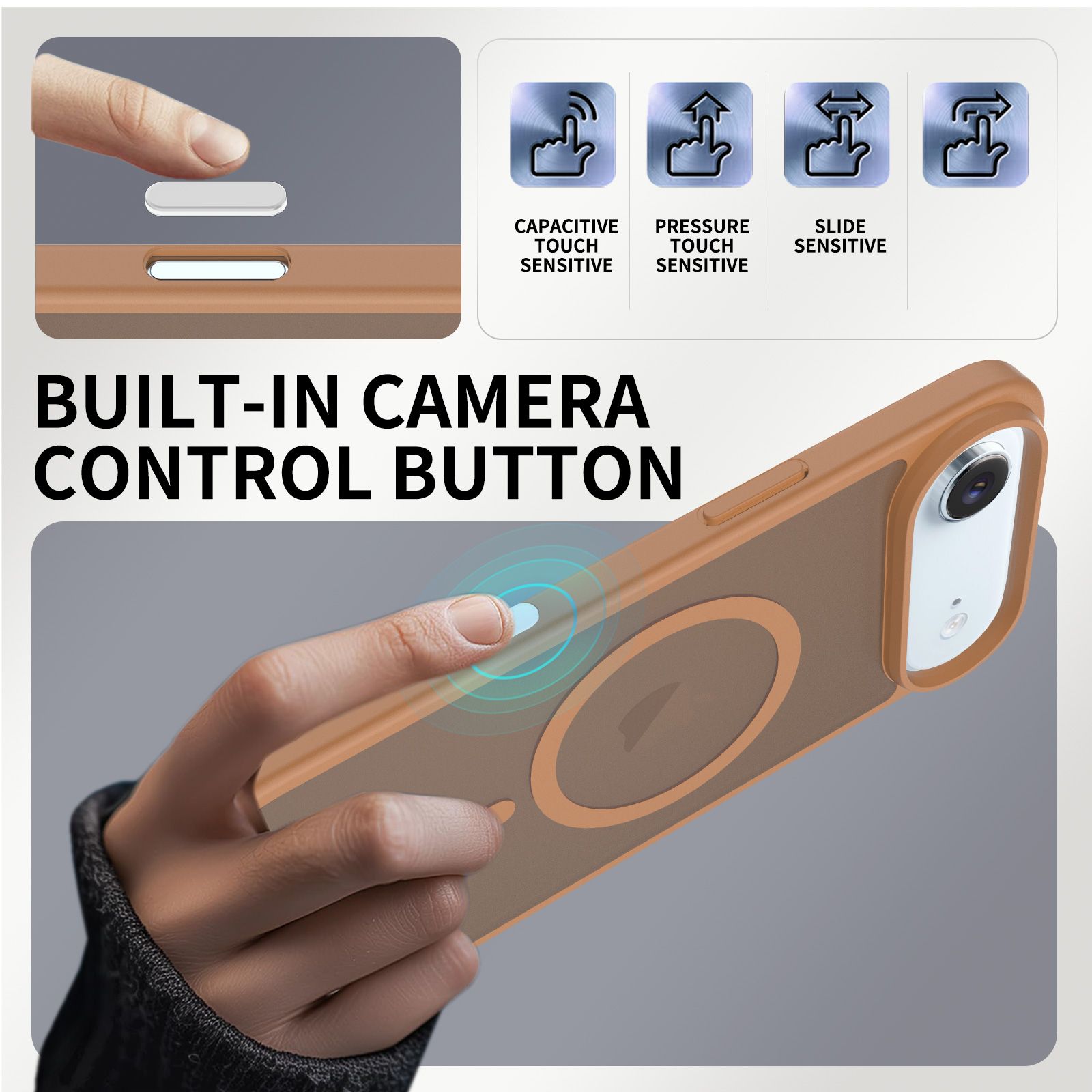 Pulse Skin Feeling MagSafe Case with Camera Action Button — 268