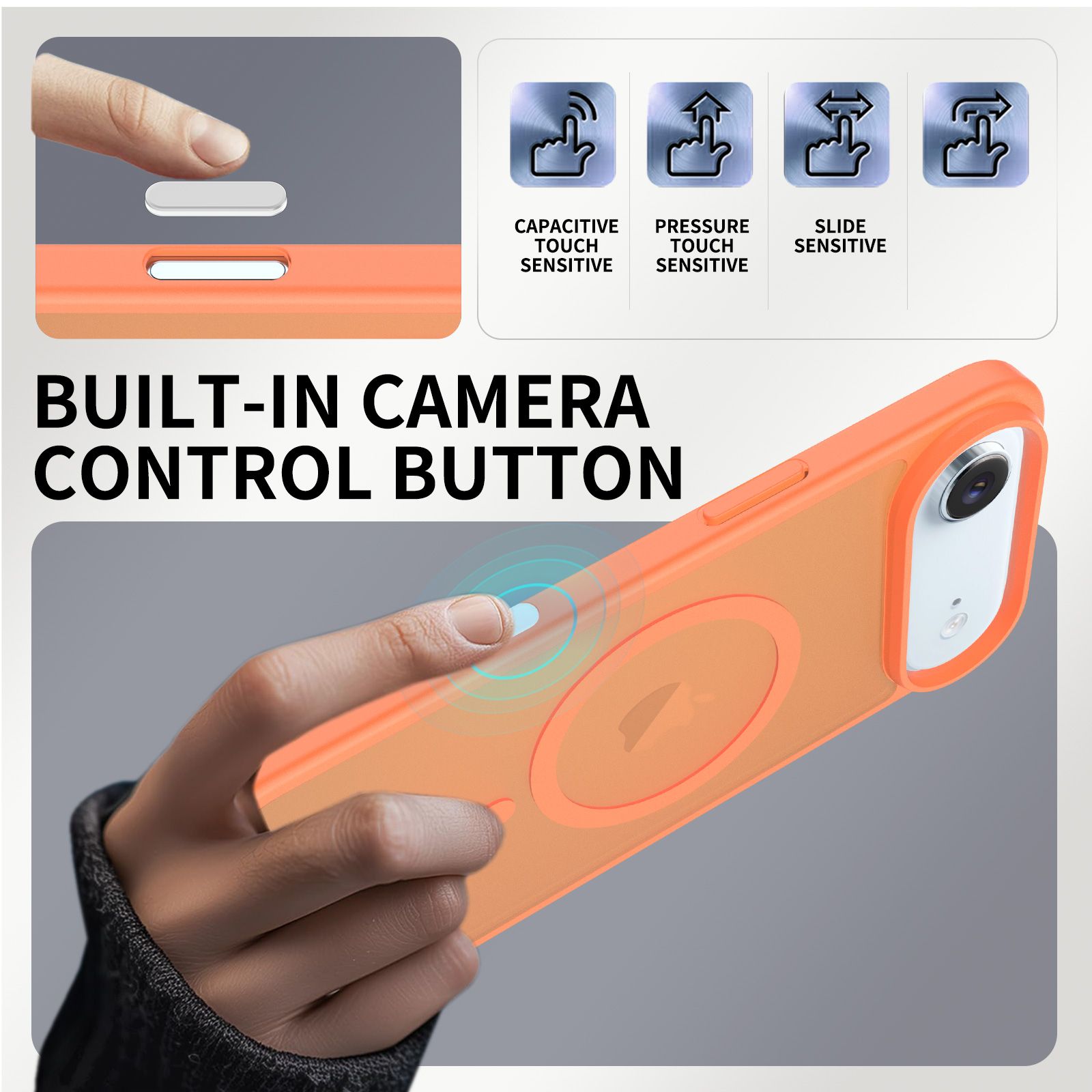 Pulse Skin Feeling MagSafe Case with Camera Action Button — 244