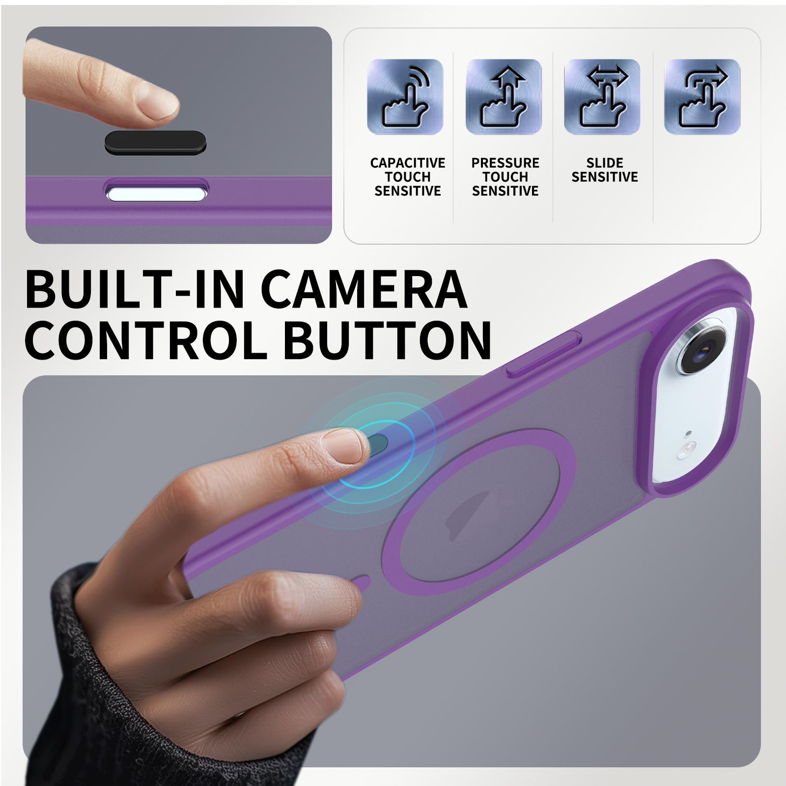 Pulse Skin Feeling MagSafe Case with Camera Action Button — 280