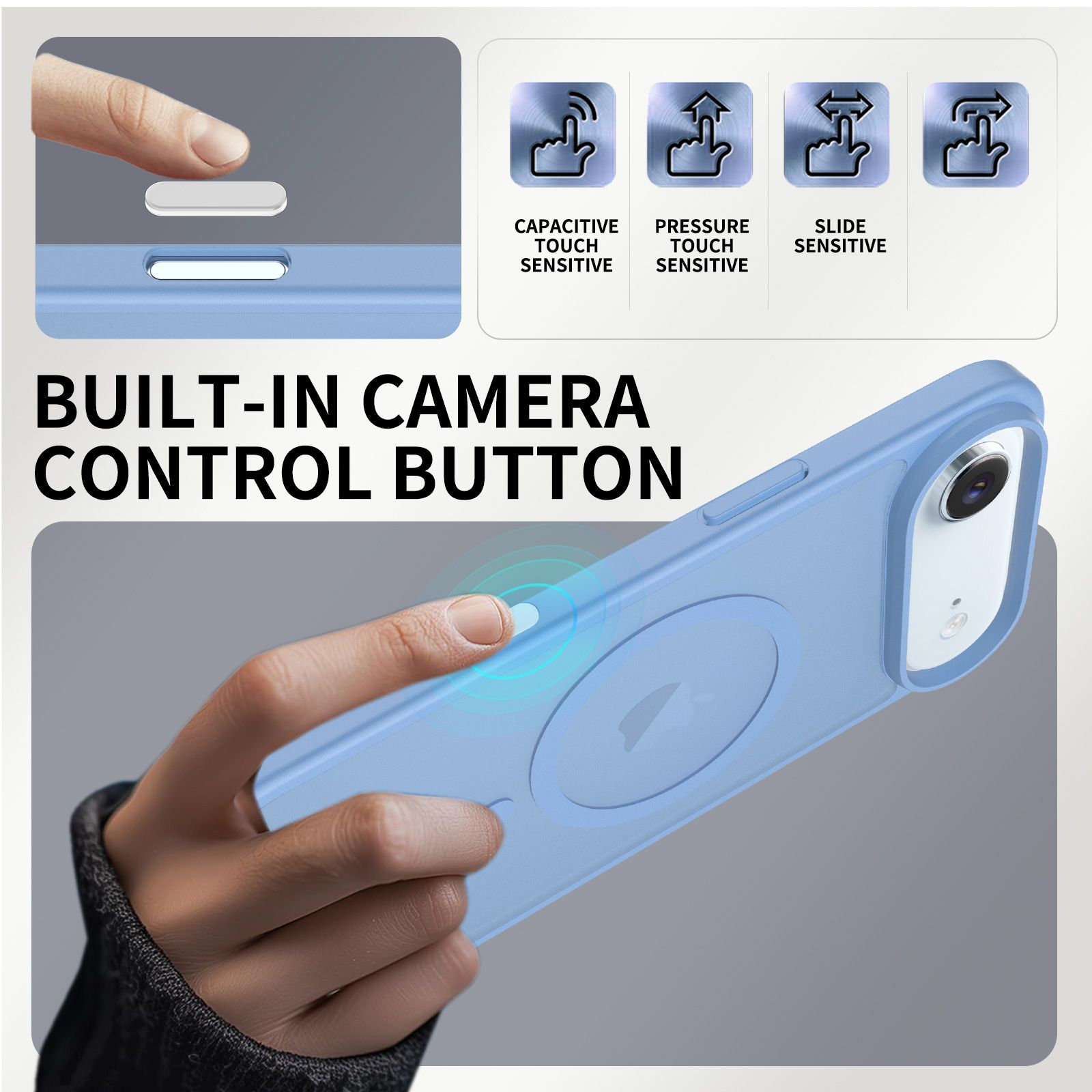 Pulse Skin Feeling MagSafe Case with Camera Action Button — 256
