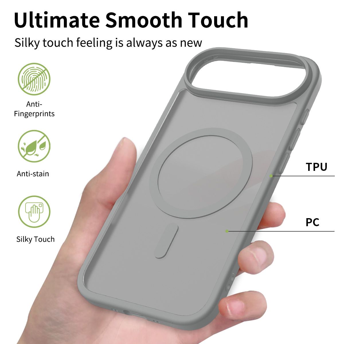 Pulse Skin Feeling MagSafe Case with Camera Action Button — 266