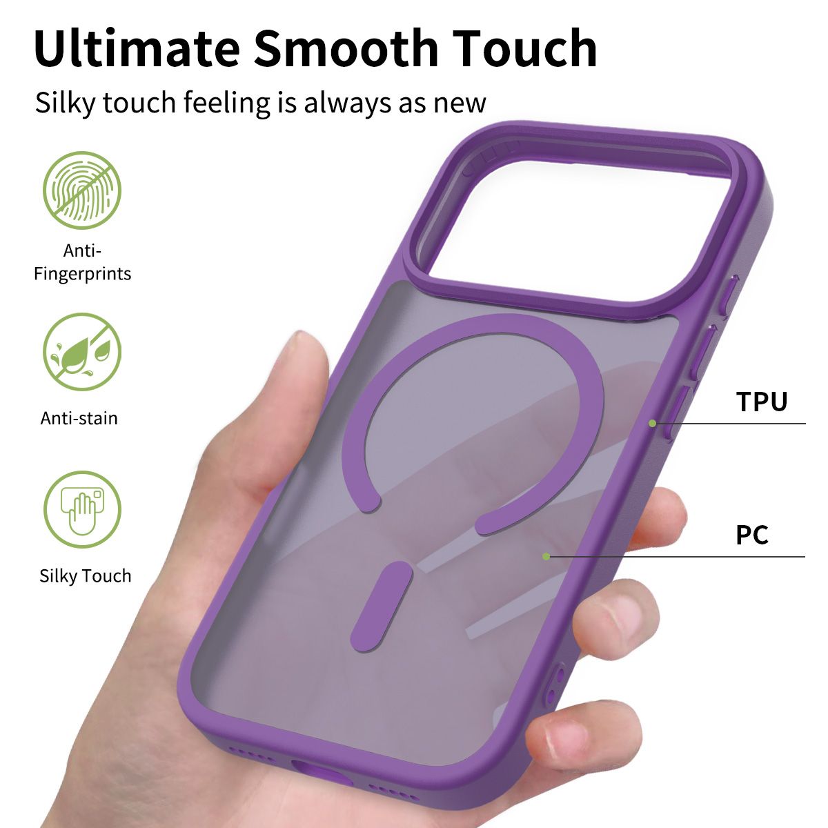 Pulse Skin Feeling MagSafe Case with Camera Action Button — 210