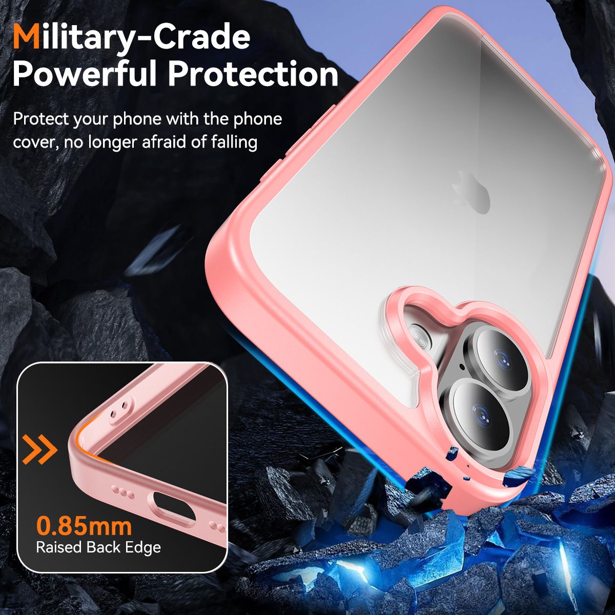 Pulse Prism Clear Case with Camera Action Button — 216
