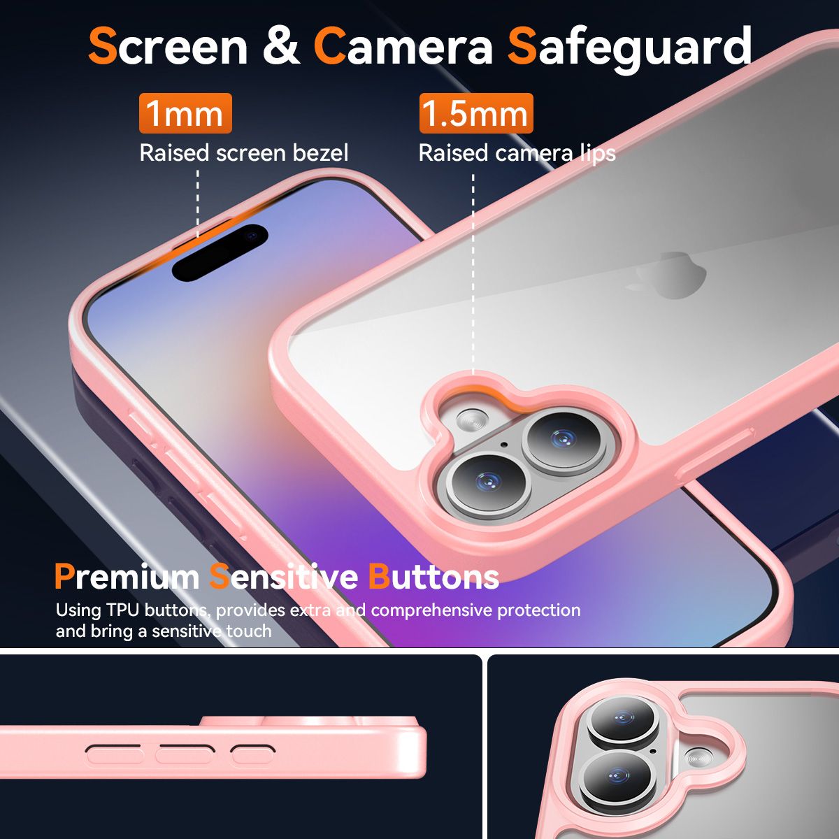 Pulse Prism Clear Case with Camera Action Button — 217