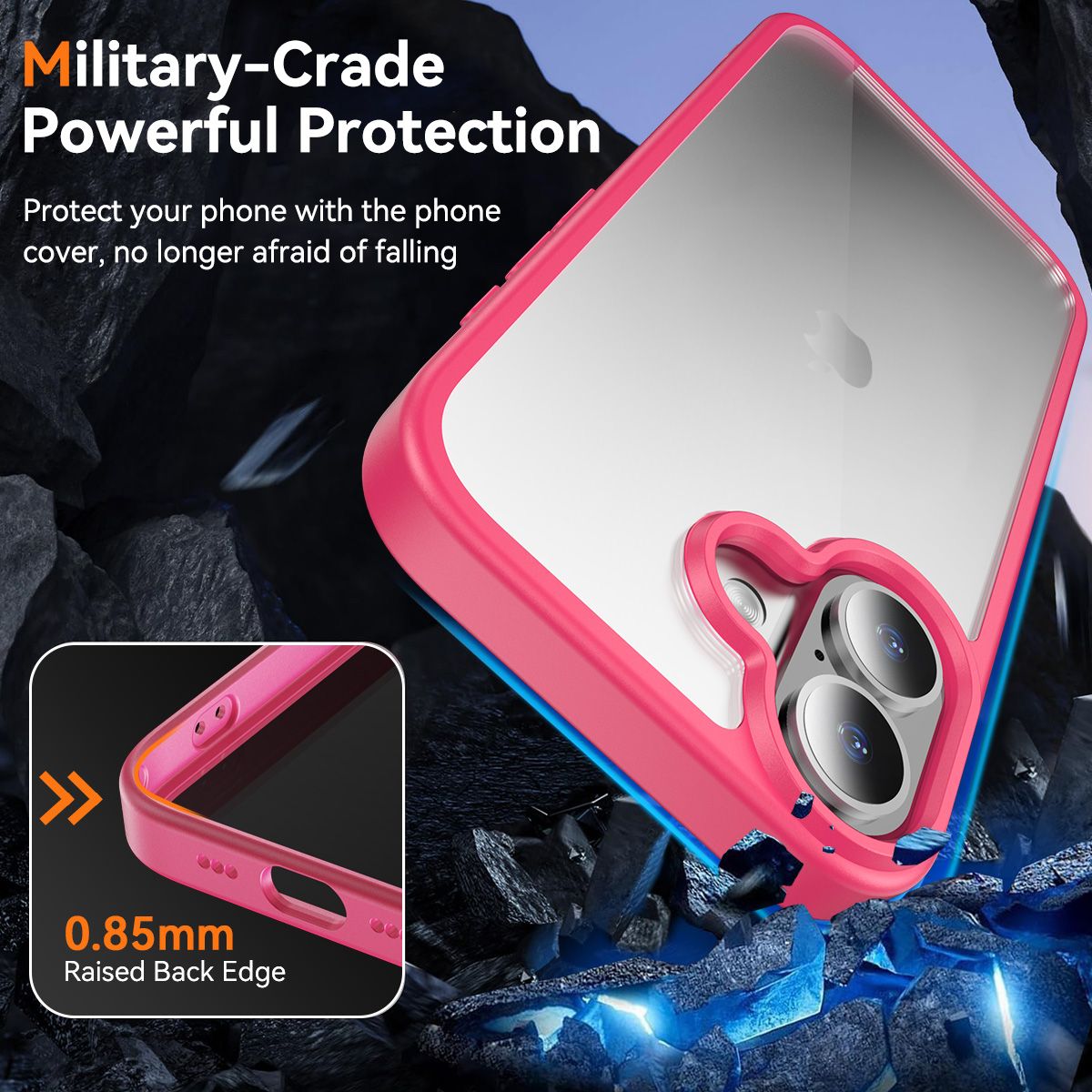 Pulse Prism Clear Case with Camera Action Button — 220