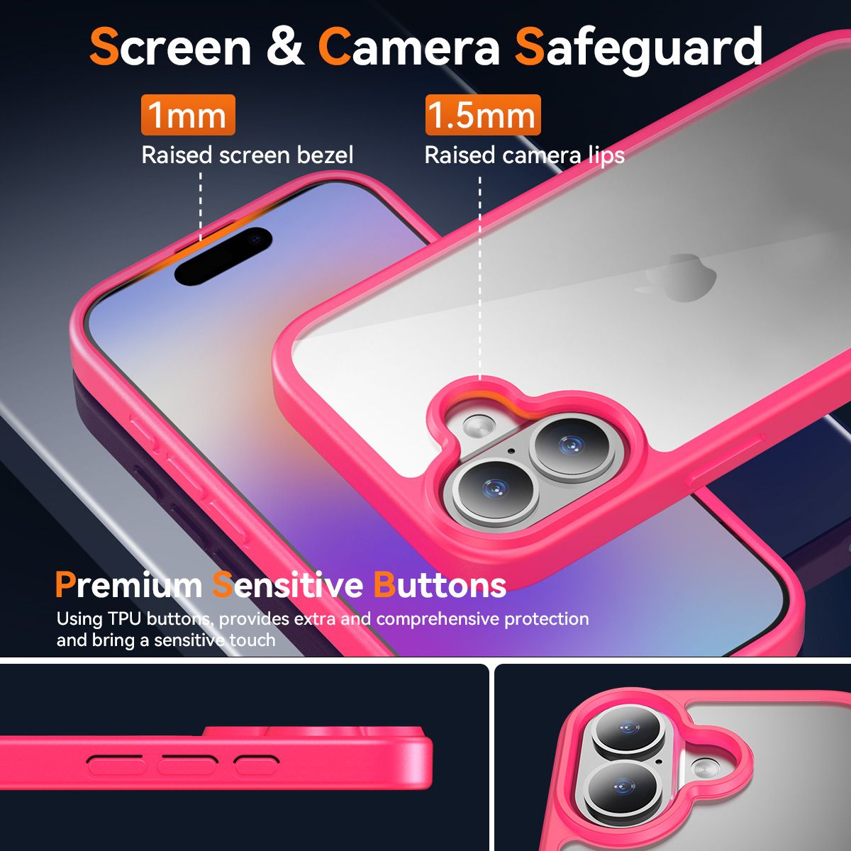 Pulse Prism Clear Case with Camera Action Button — 221