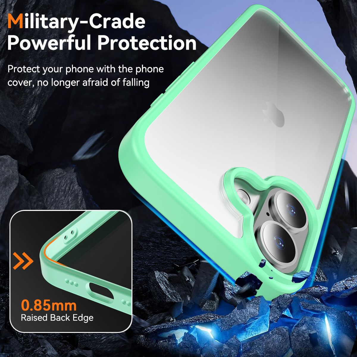 Pulse Prism Clear Case with Camera Action Button — 206
