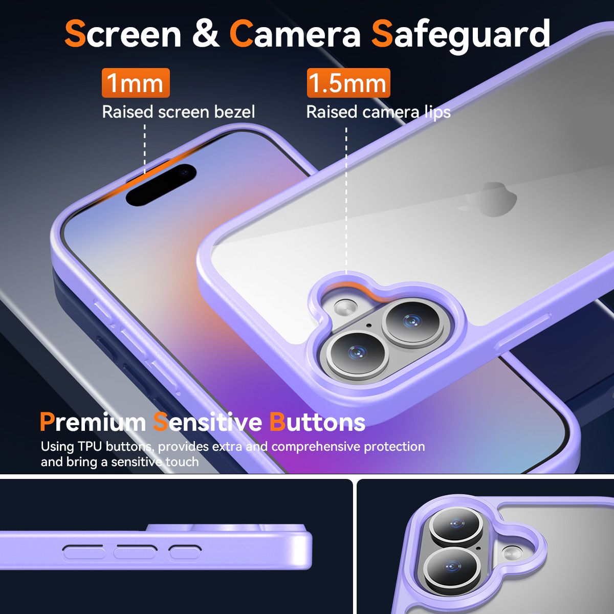 Pulse Prism Clear Case with Camera Action Button — 213