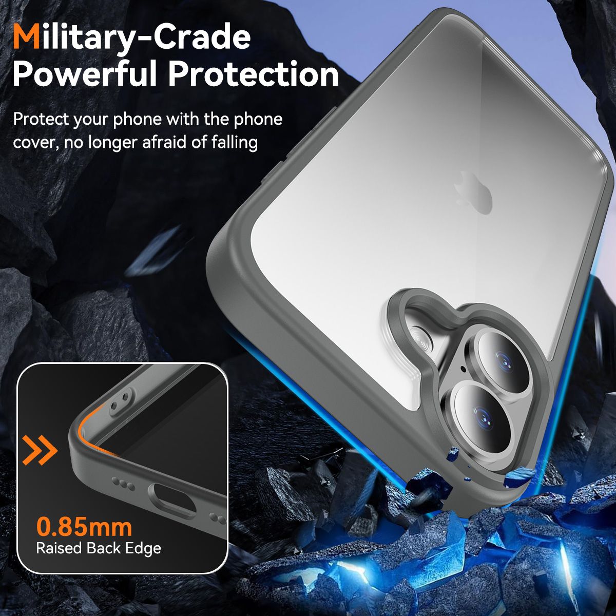 Pulse Prism Clear Case with Camera Action Button — 224