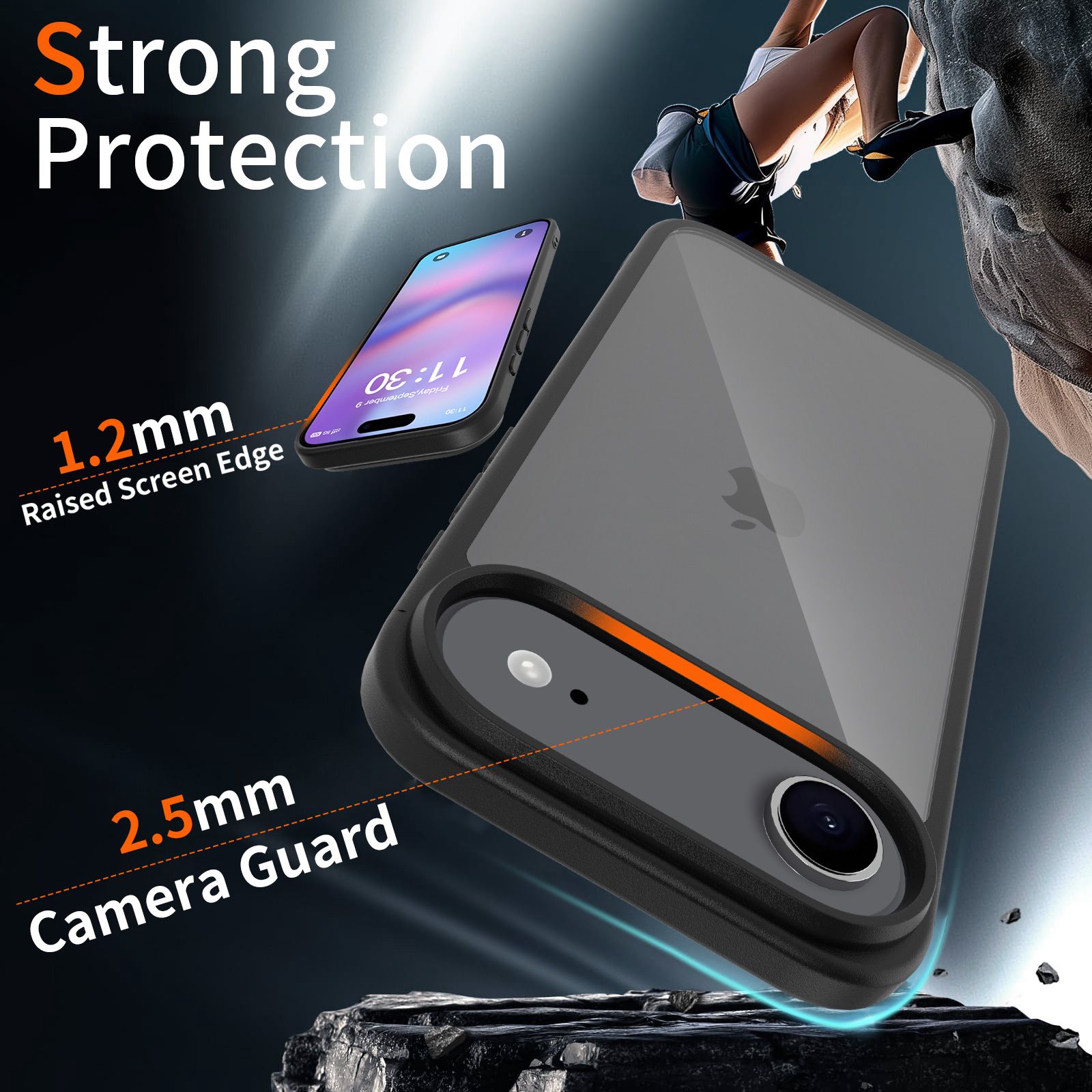 Pulse Prism Clear Case with Camera Action Button — 153