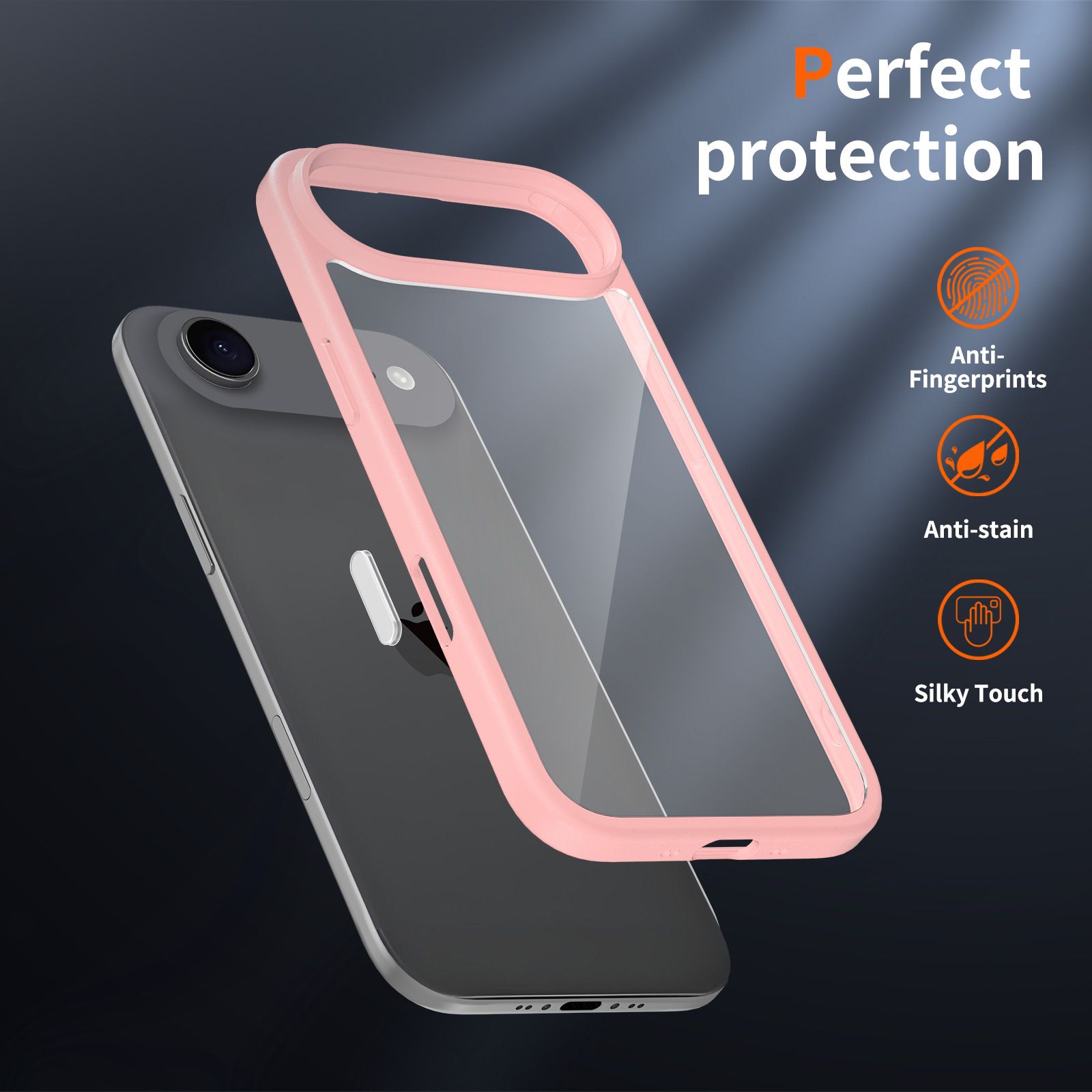 Pulse Prism Clear Case with Camera Action Button — 123