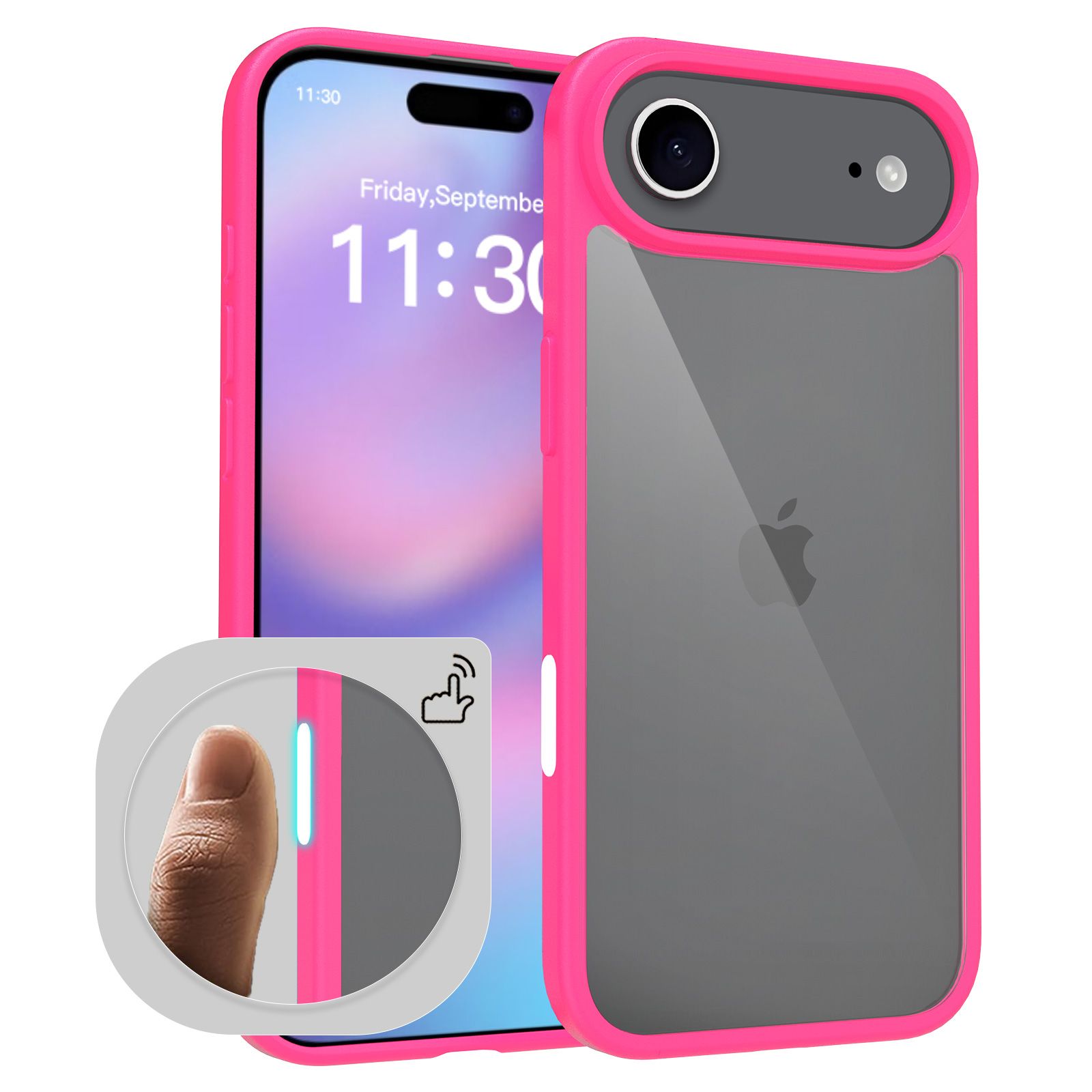Pulse Prism Clear Case with Camera Action Button — 126