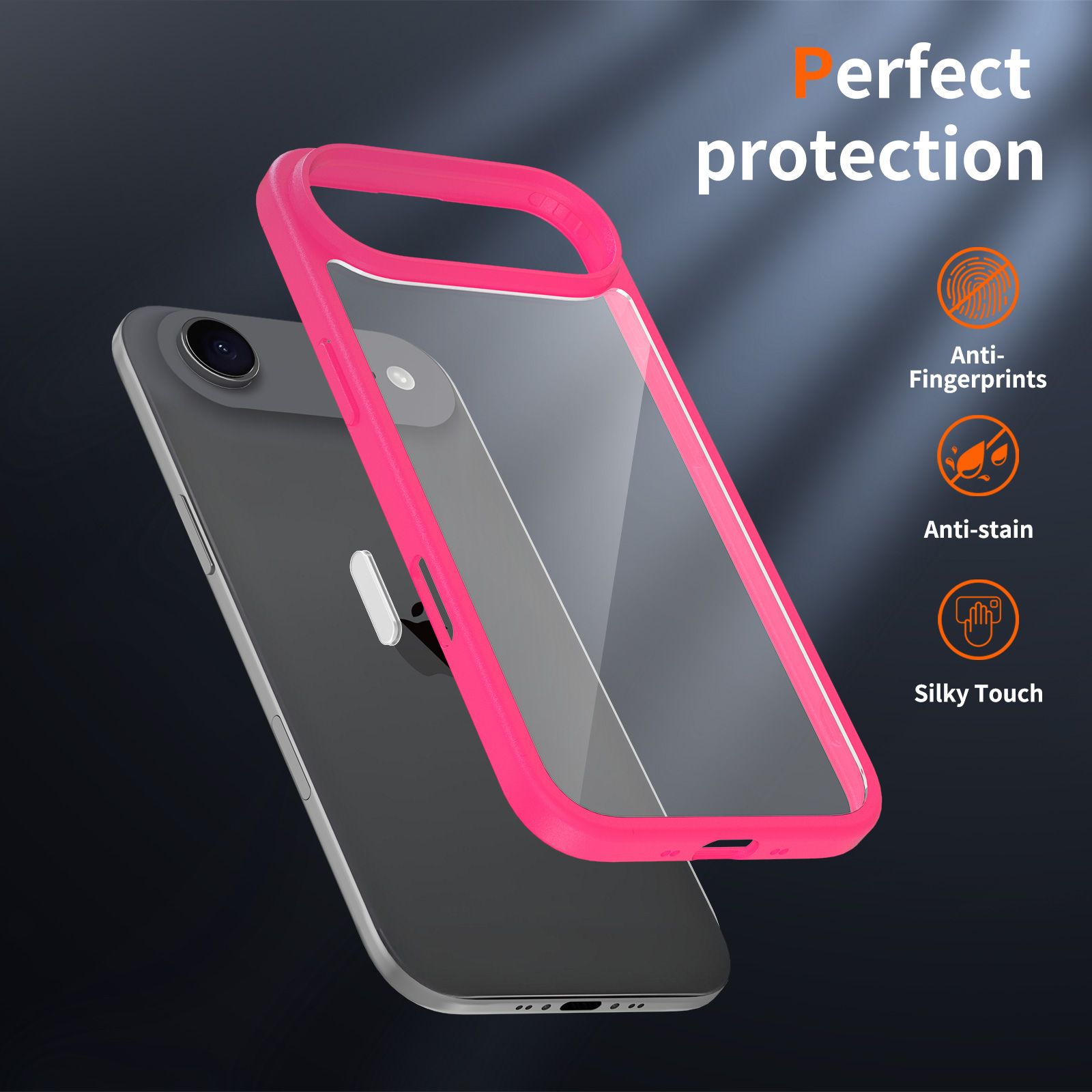 Pulse Prism Clear Case with Camera Action Button — 130
