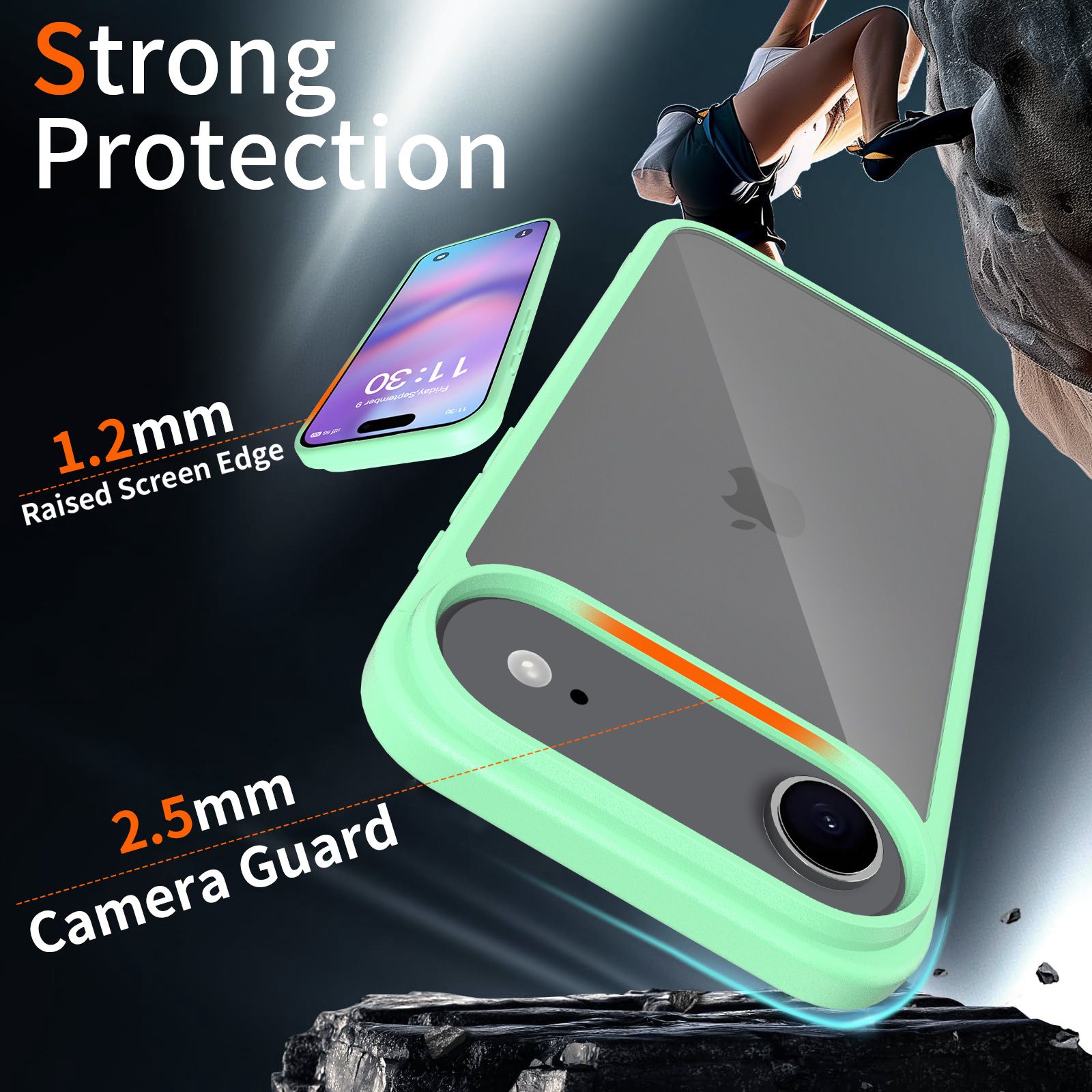 Pulse Prism Clear Case with Camera Action Button — 109