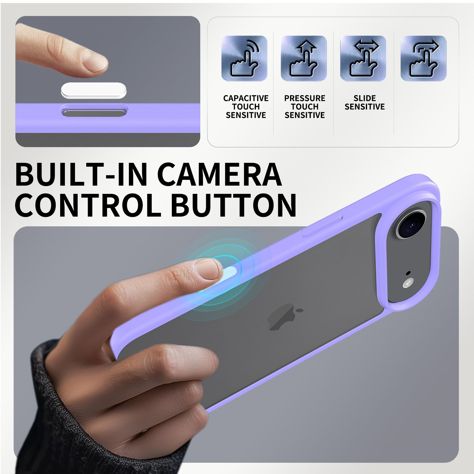 Pulse Prism Clear Case with Camera Action Button — 113