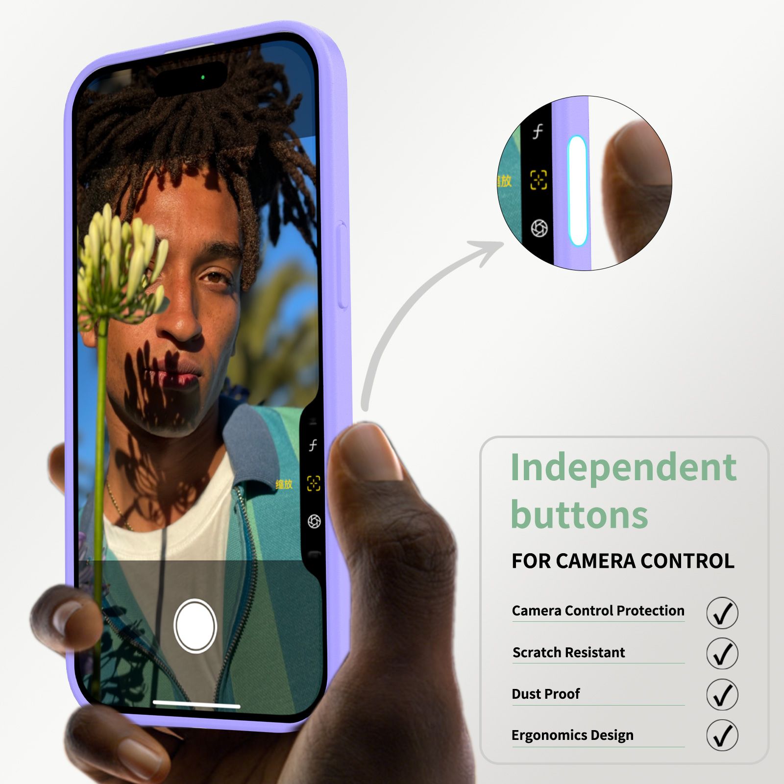 Pulse Prism Clear Case with Camera Action Button — 115