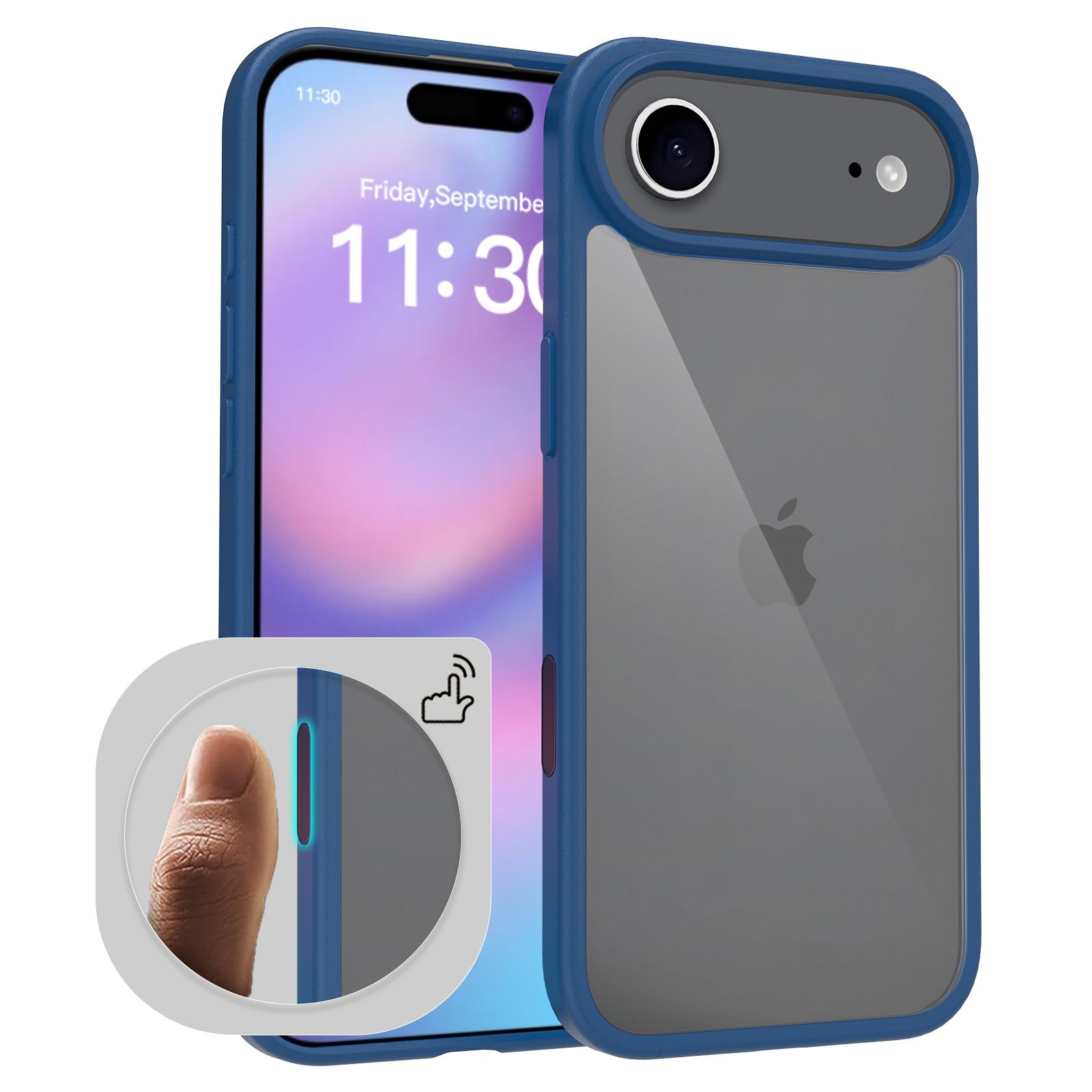 Pulse Prism Clear Case with Camera Action Button — 140