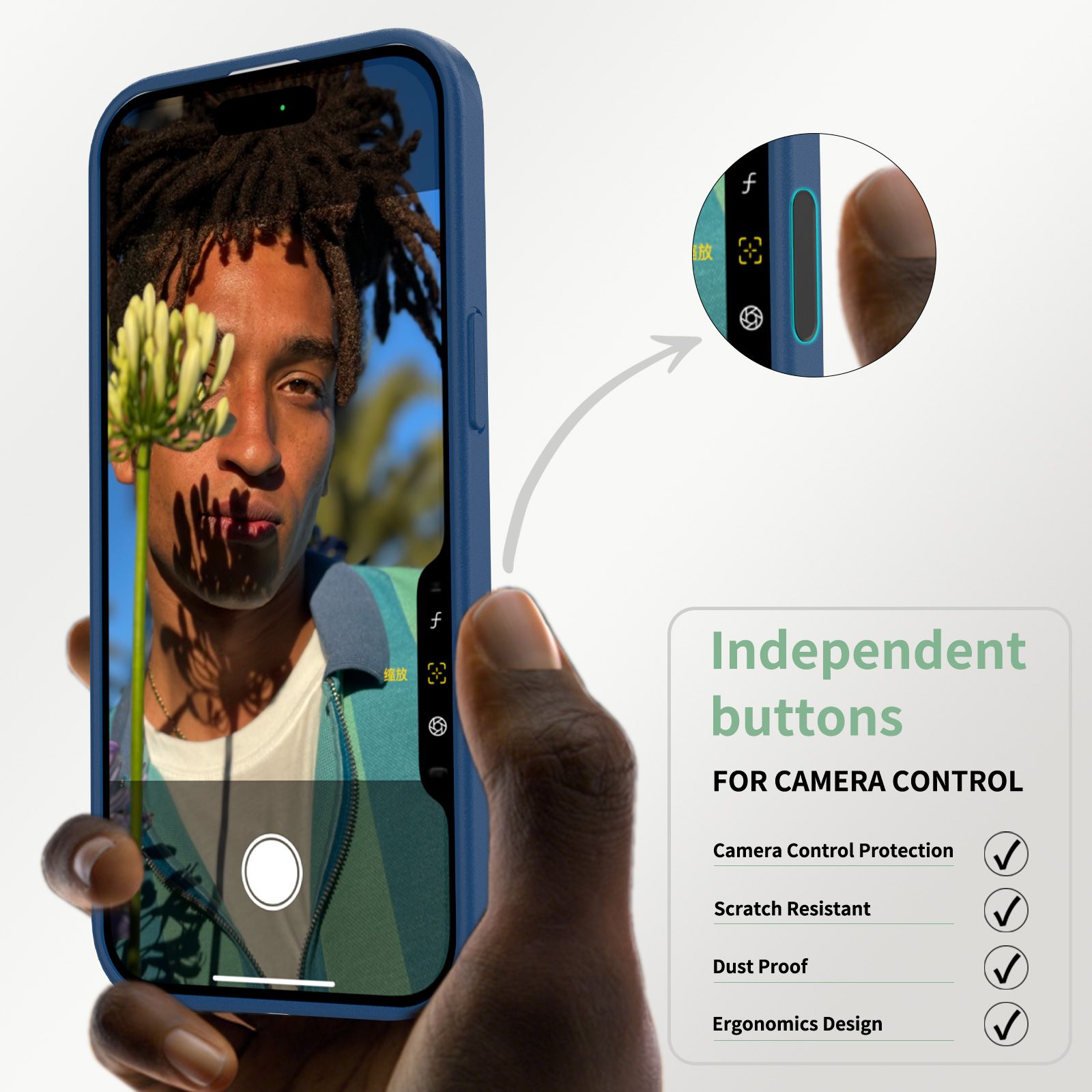Pulse Prism Clear Case with Camera Action Button — 143