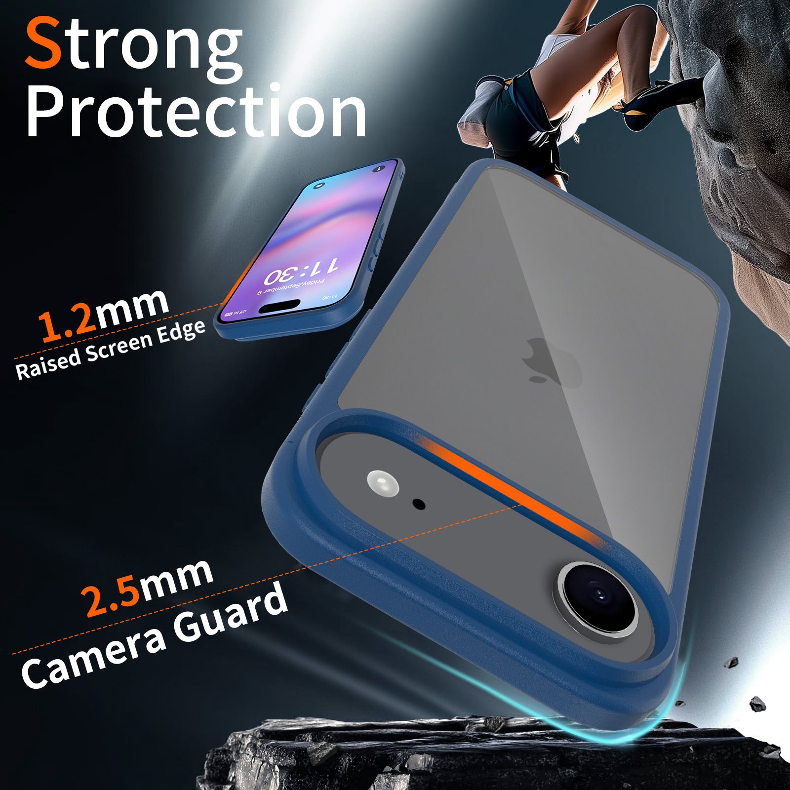 Pulse Prism Clear Case with Camera Action Button — 146