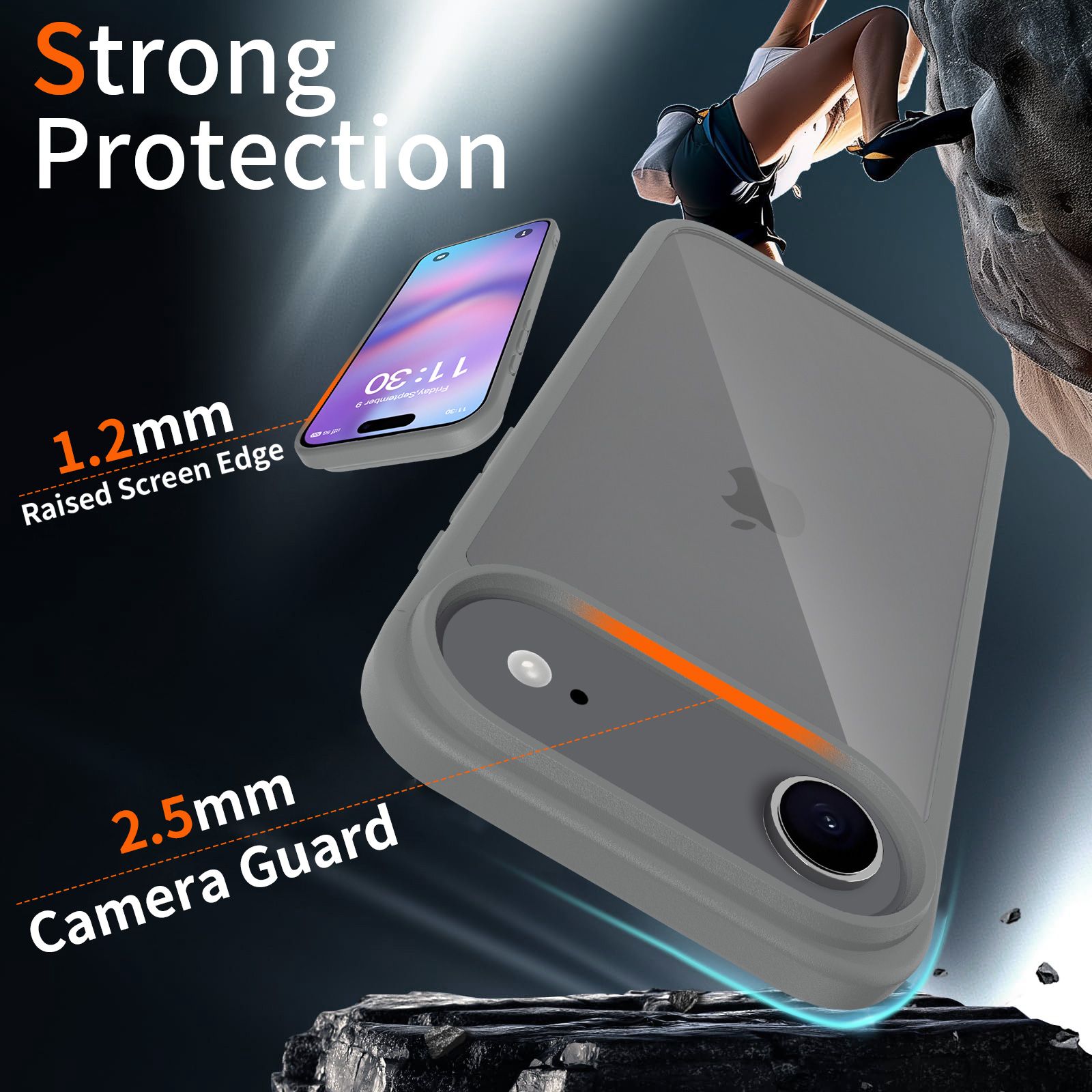 Pulse Prism Clear Case with Camera Action Button — 139