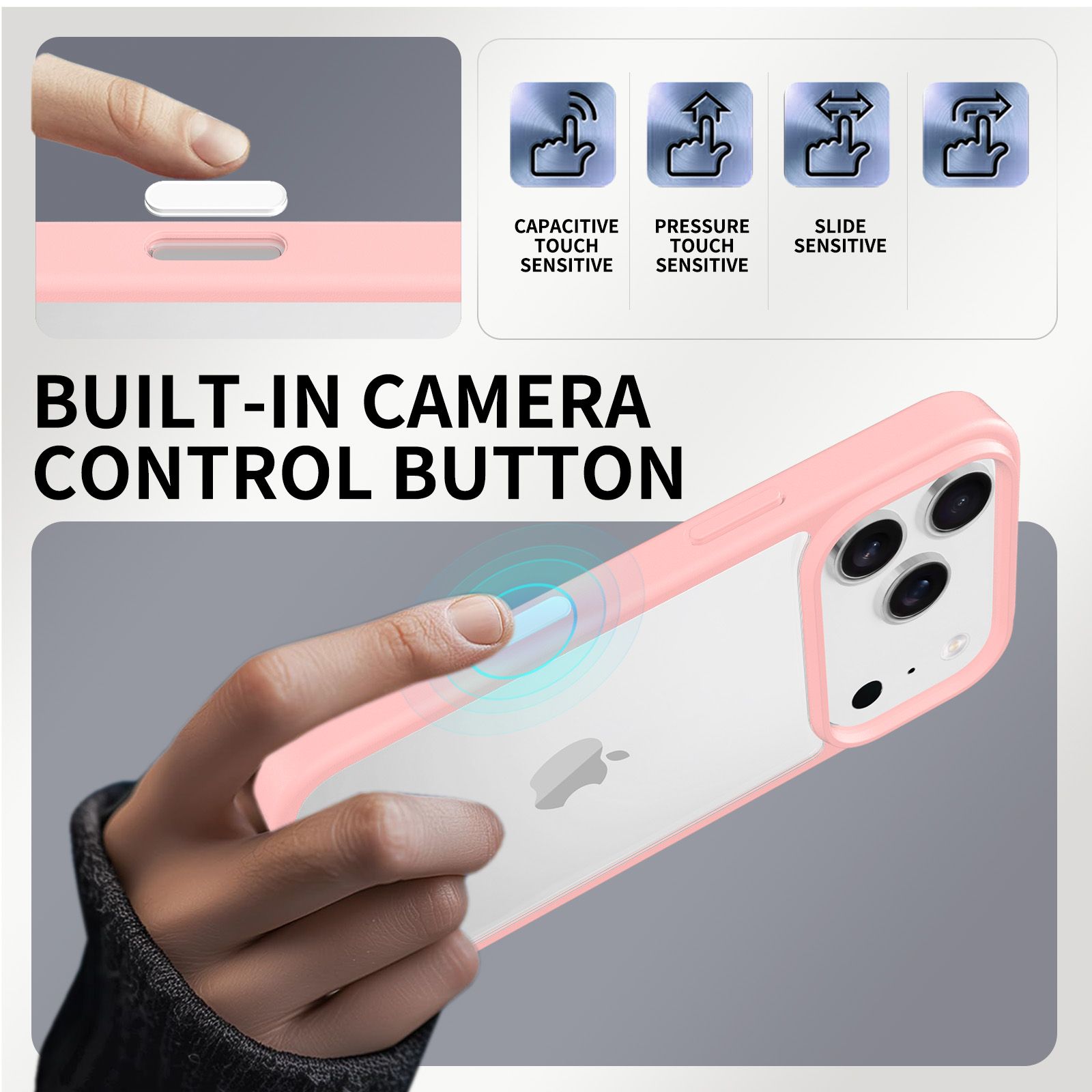 Pulse Prism Clear Case with Camera Action Button — 171