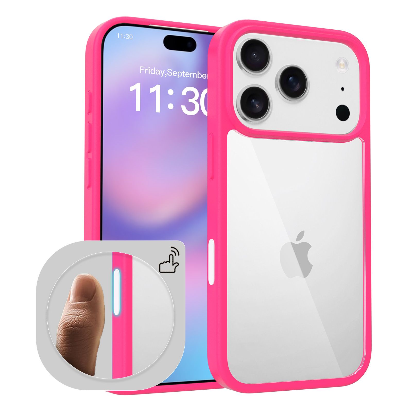 Pulse Prism Clear Case with Camera Action Button — 177
