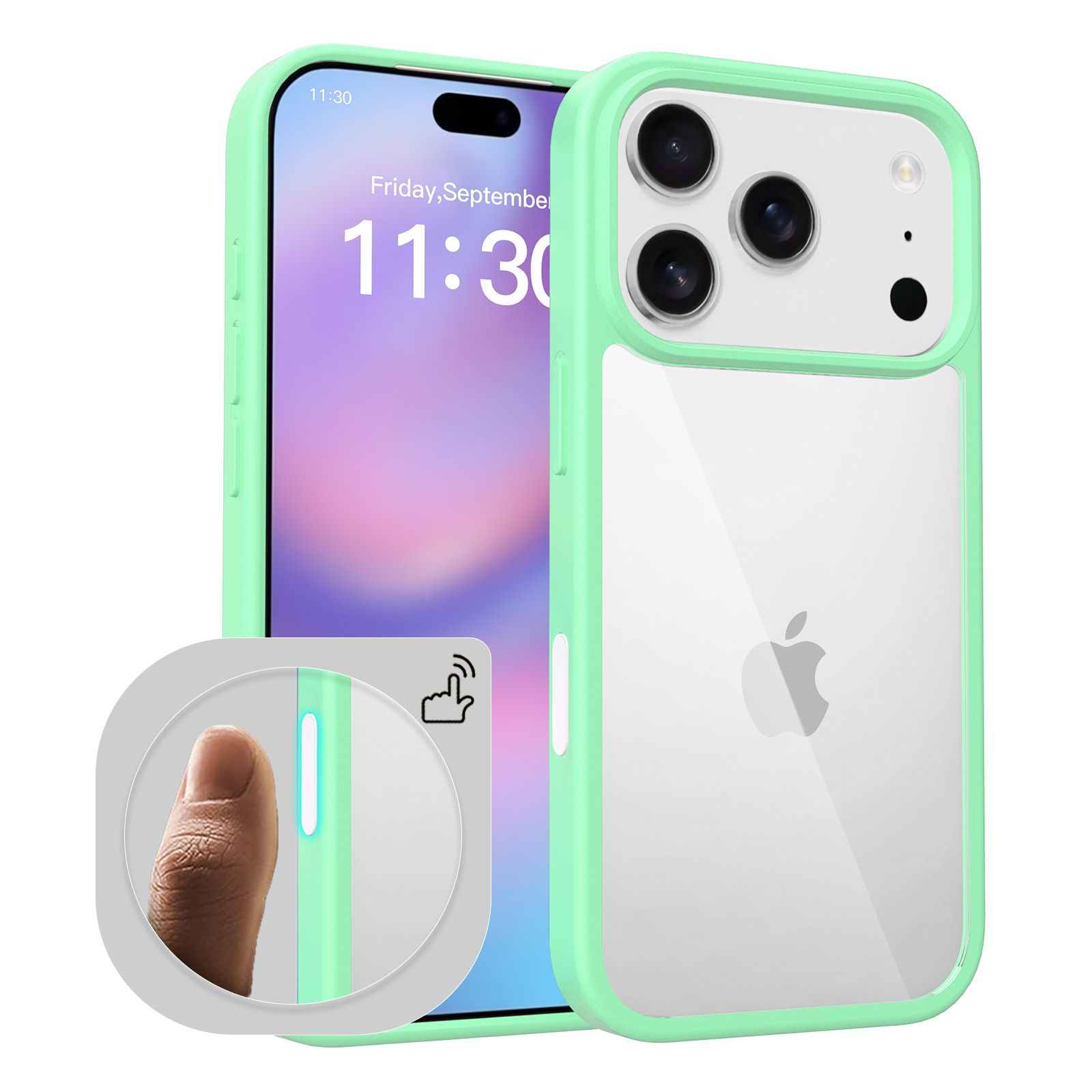 Pulse Prism Clear Case with Camera Action Button — 154