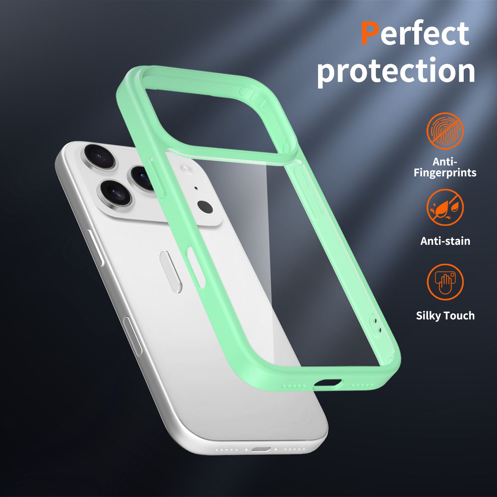 Pulse Prism Clear Case with Camera Action Button — 158