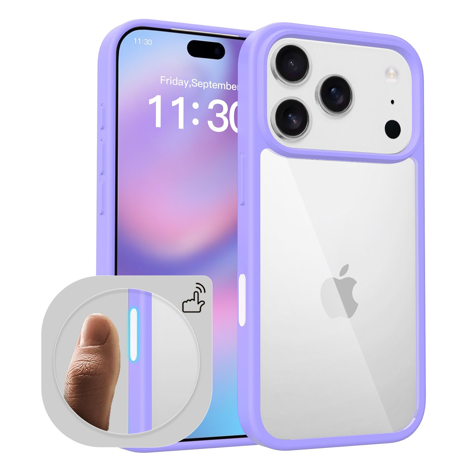 Pulse Prism Clear Case with Camera Action Button — 163