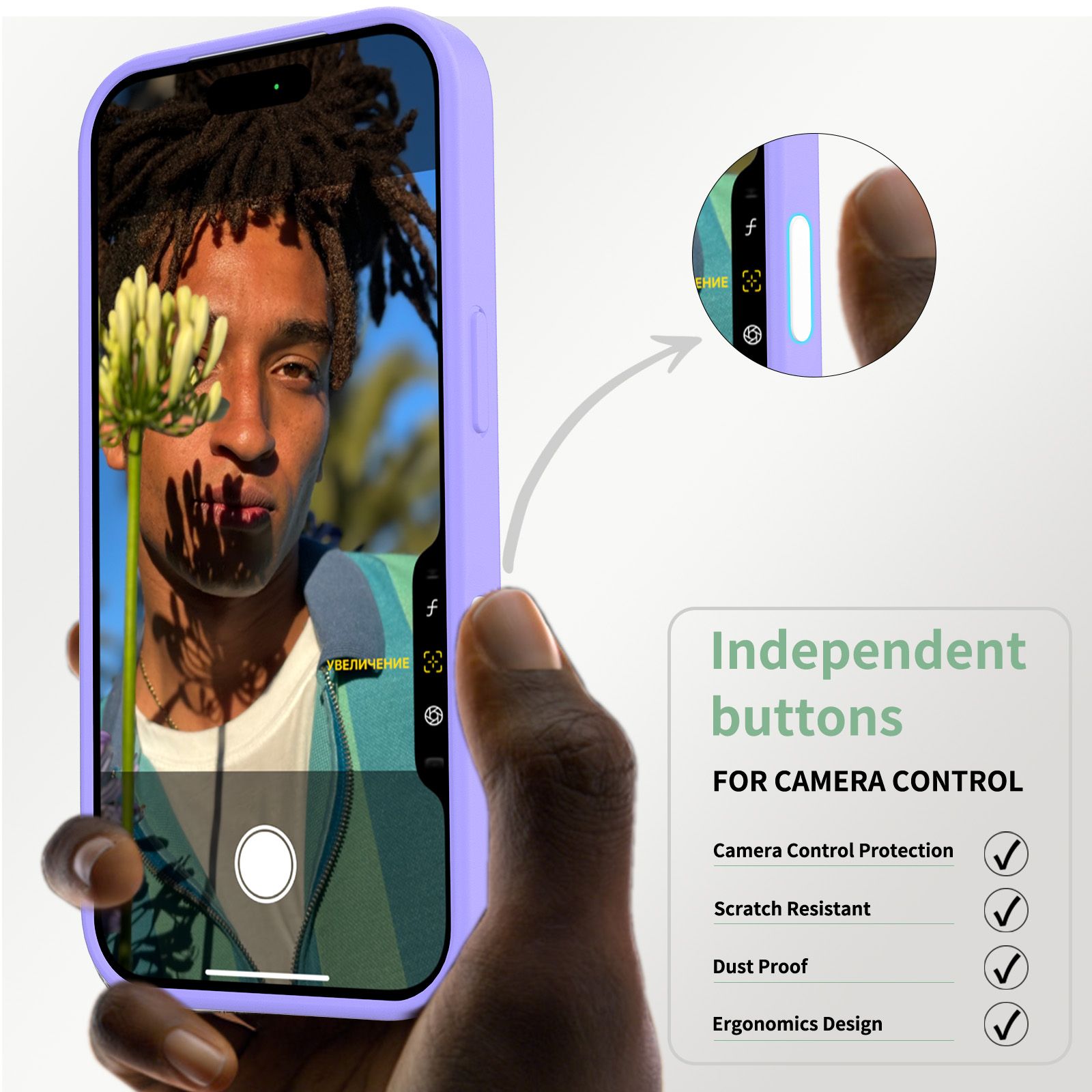 Pulse Prism Clear Case with Camera Action Button — 166