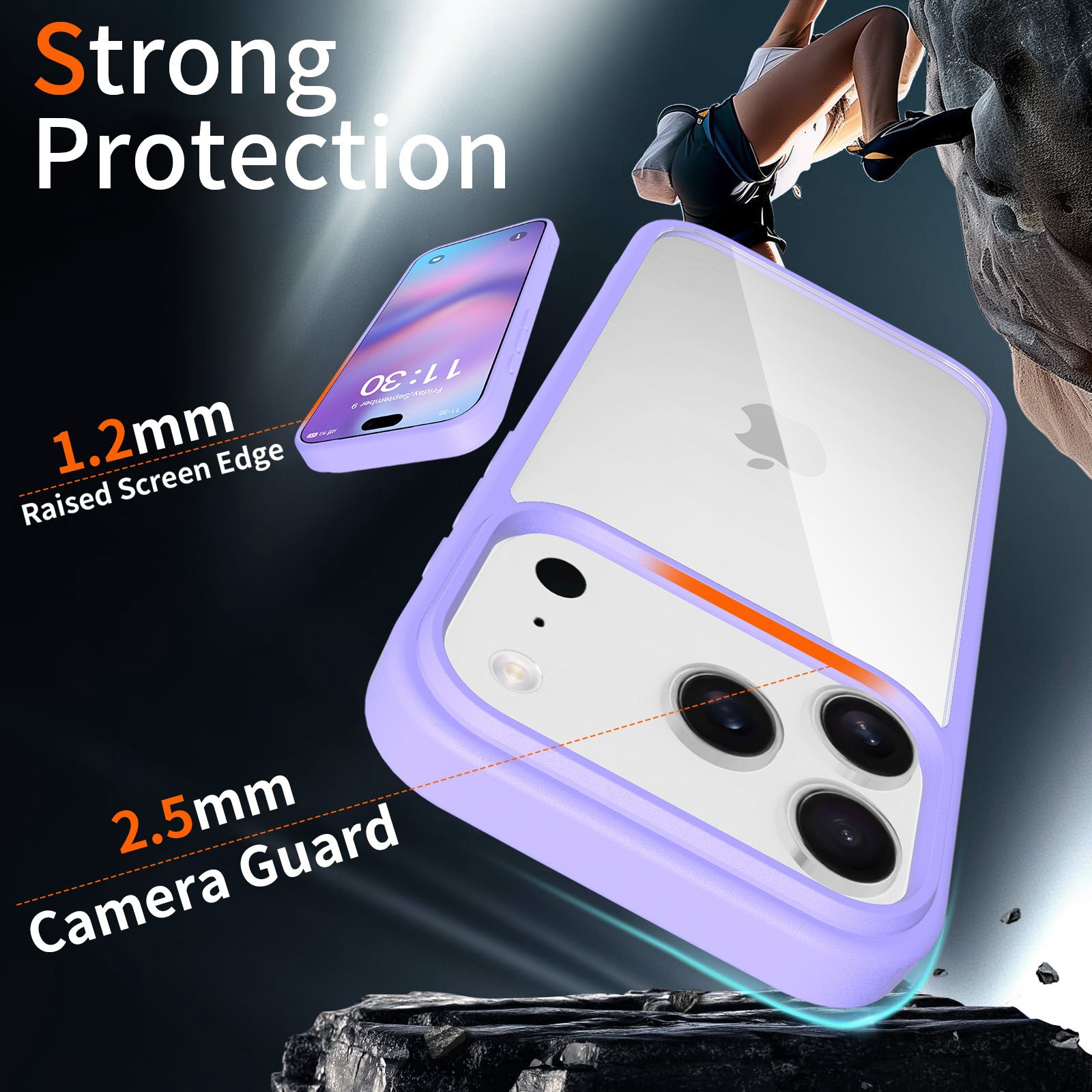 Pulse Prism Clear Case with Camera Action Button — 169