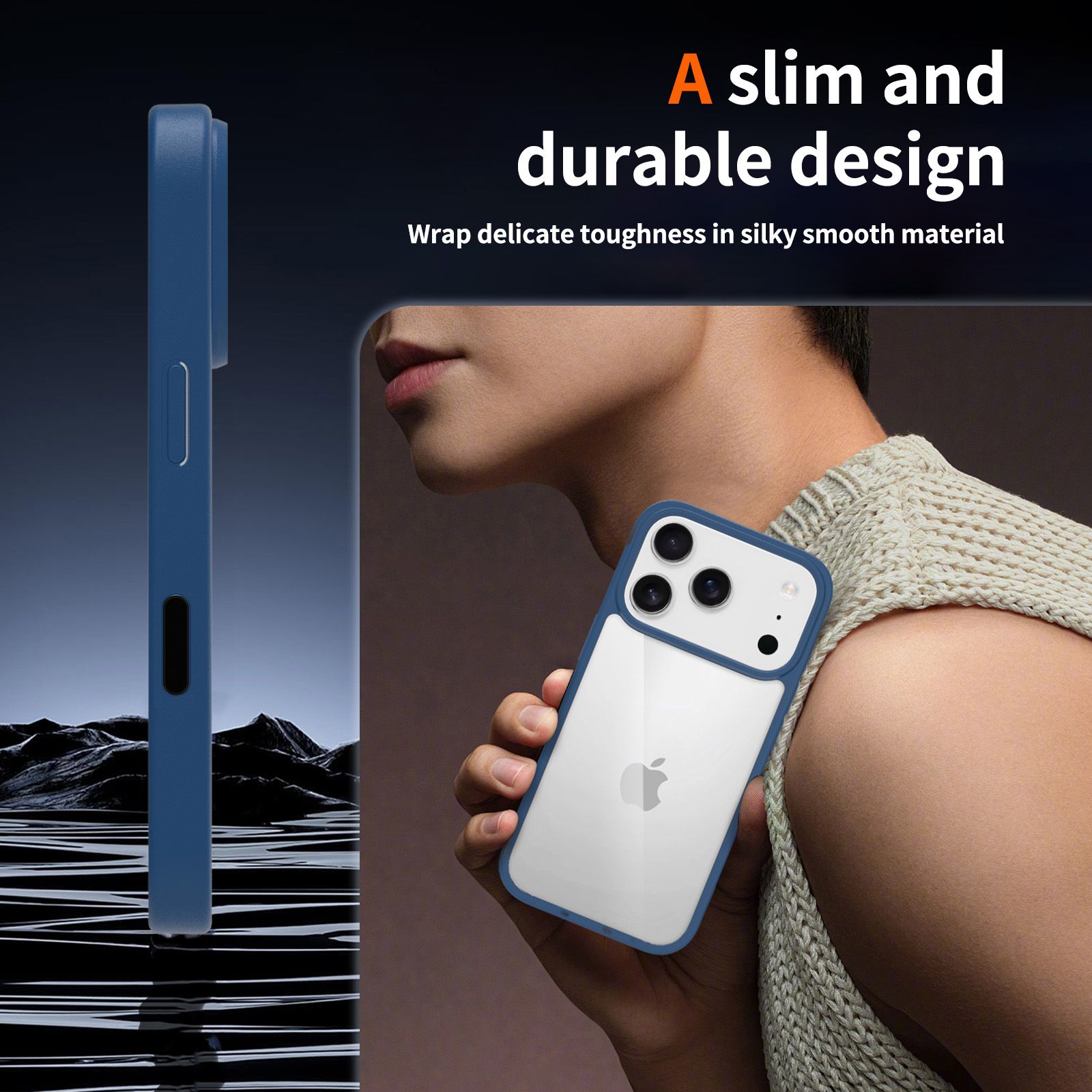 Pulse Prism Clear Case with Camera Action Button — 196