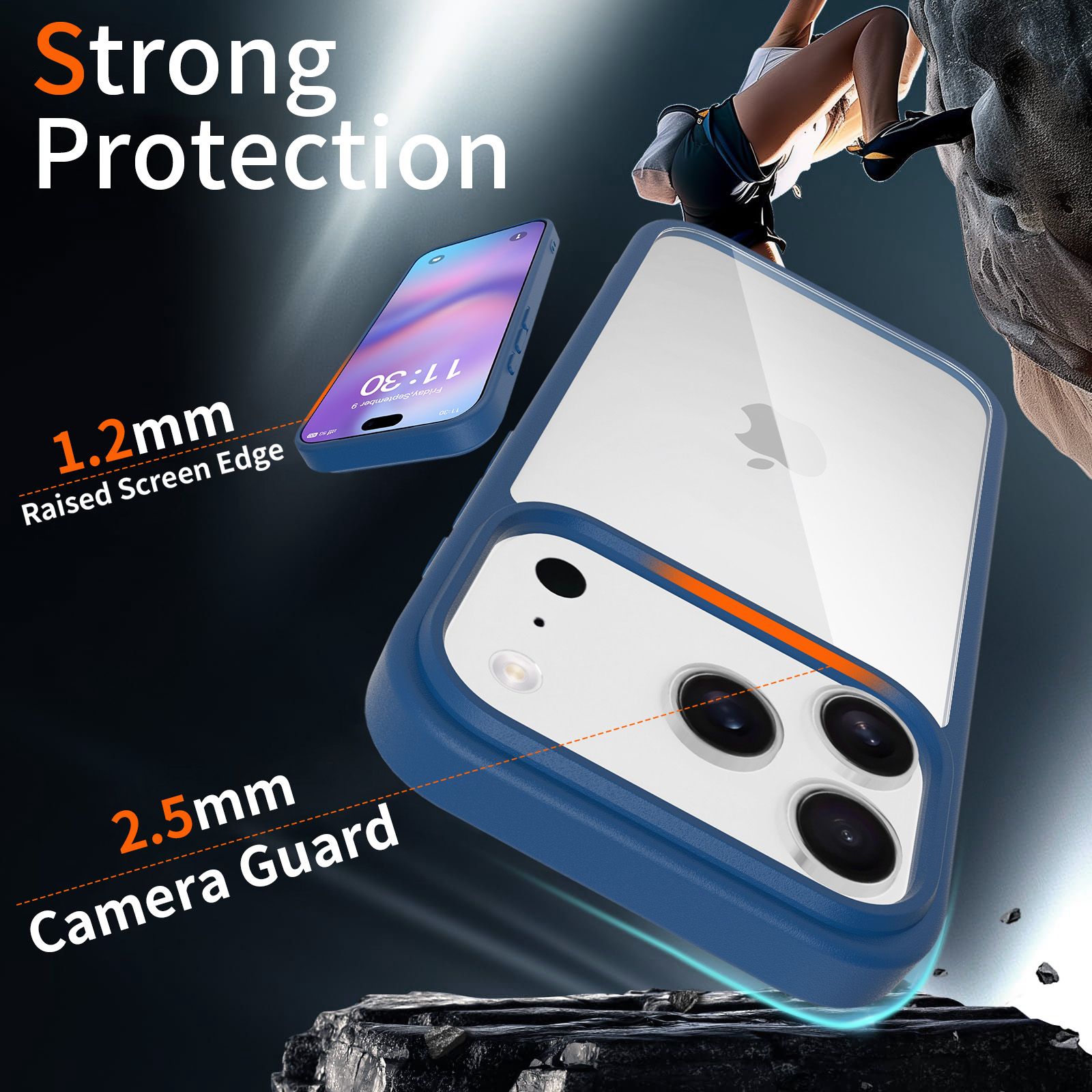 Pulse Prism Clear Case with Camera Action Button — 197