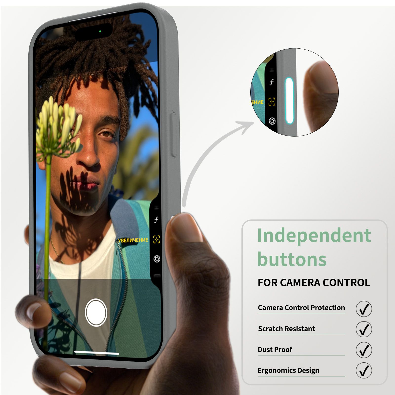 Pulse Prism Clear Case with Camera Action Button — 187