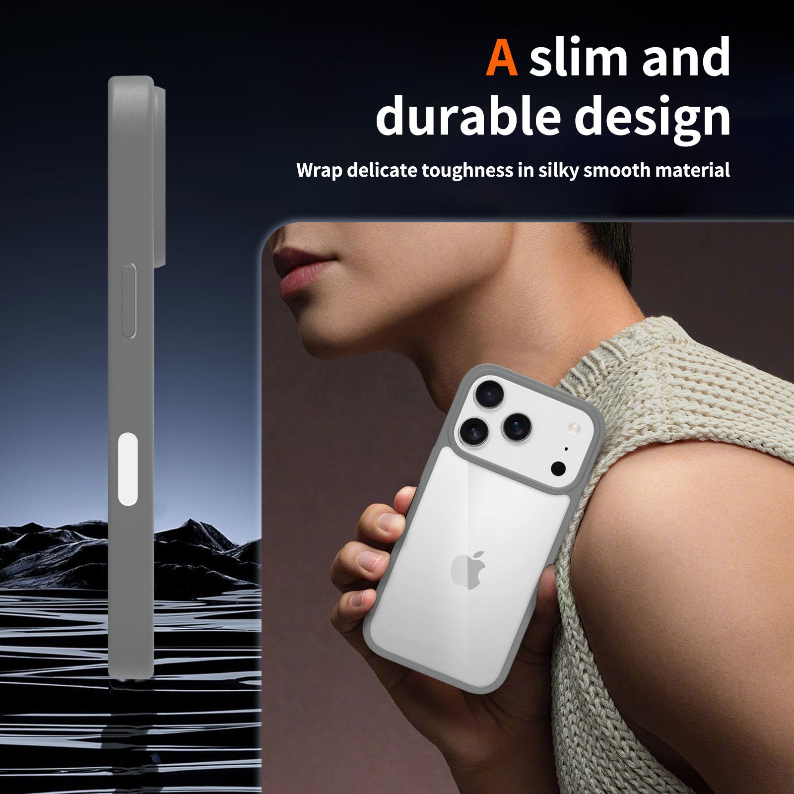 Pulse Prism Clear Case with Camera Action Button — 189