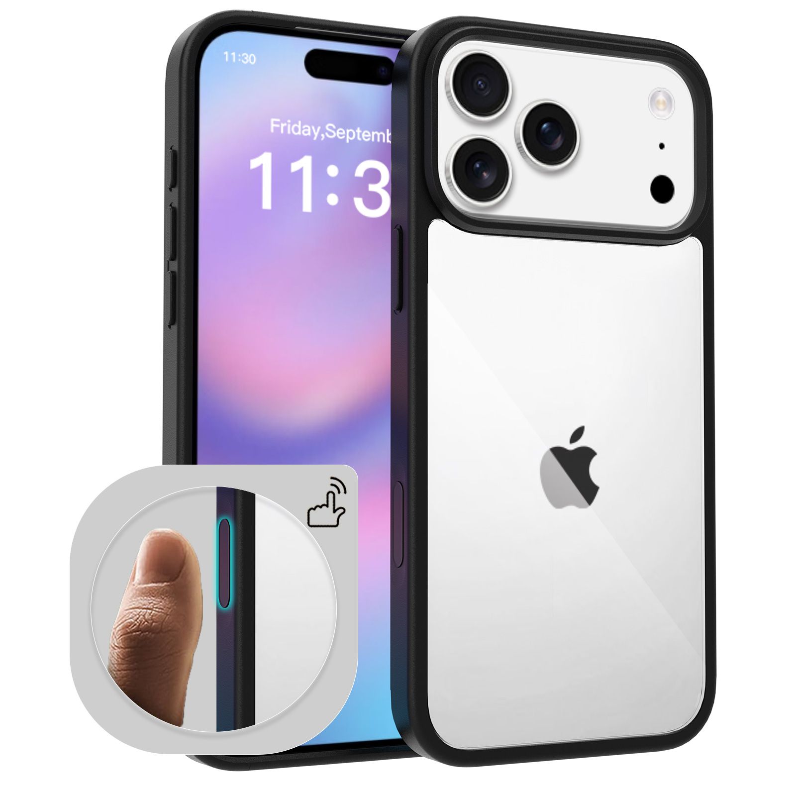 Pulse Prism Clear Case with Camera Action Button — 46