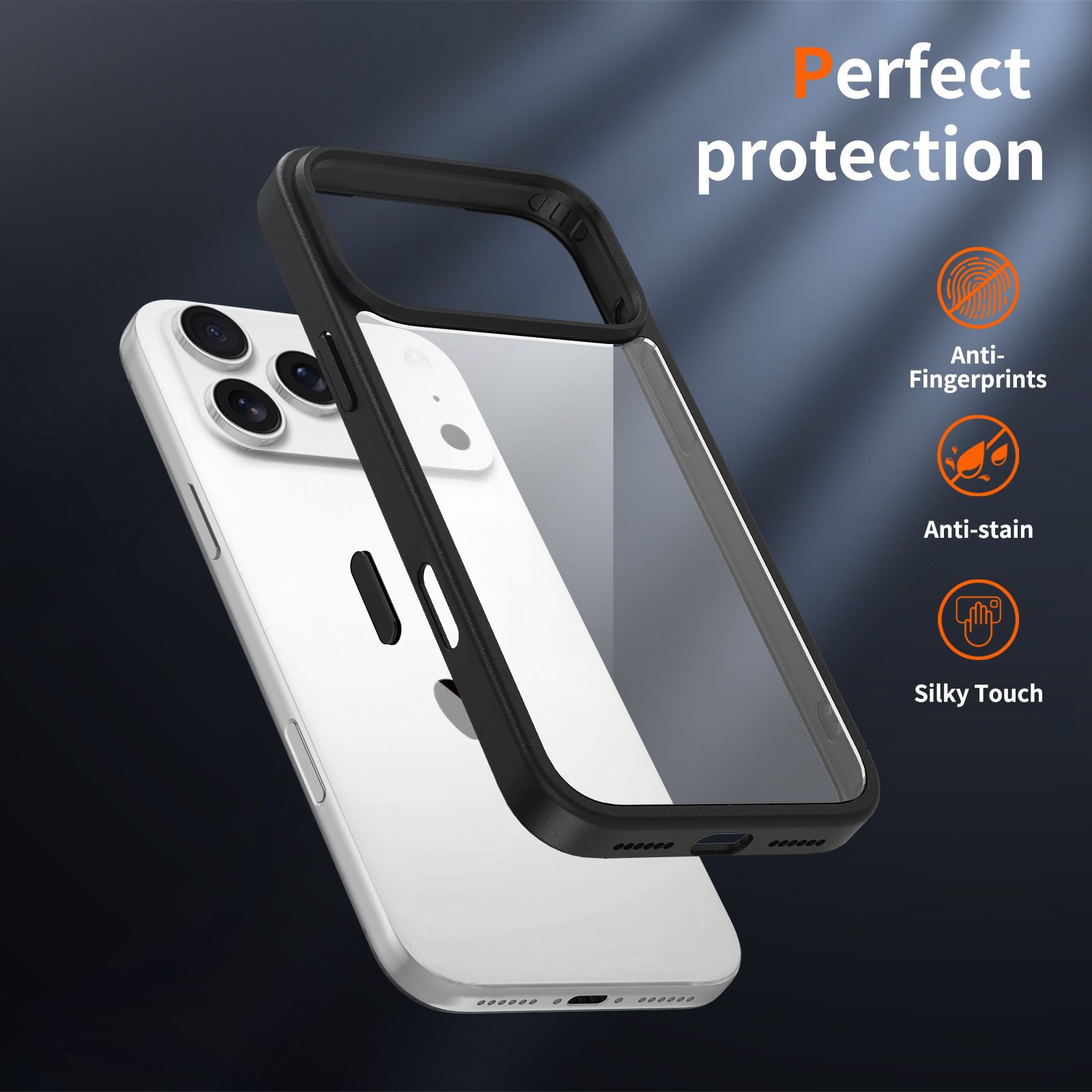 Pulse Prism Clear Case with Camera Action Button — 100