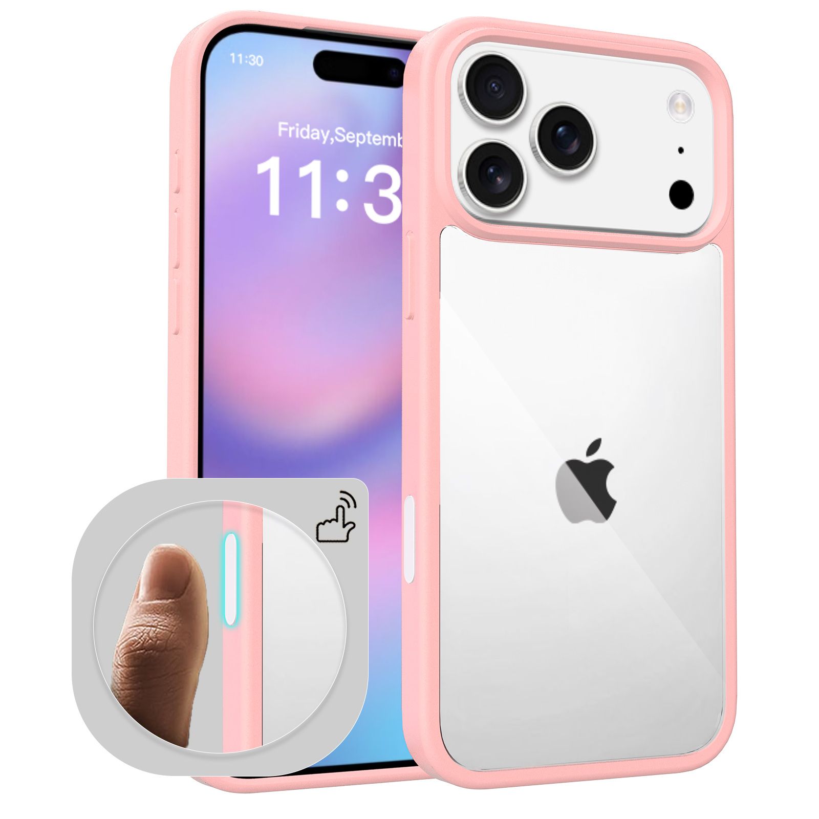 Pulse Prism Clear Case with Camera Action Button — 68