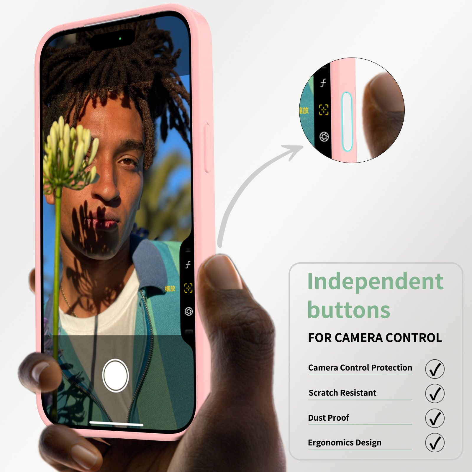 Pulse Prism Clear Case with Camera Action Button — 71