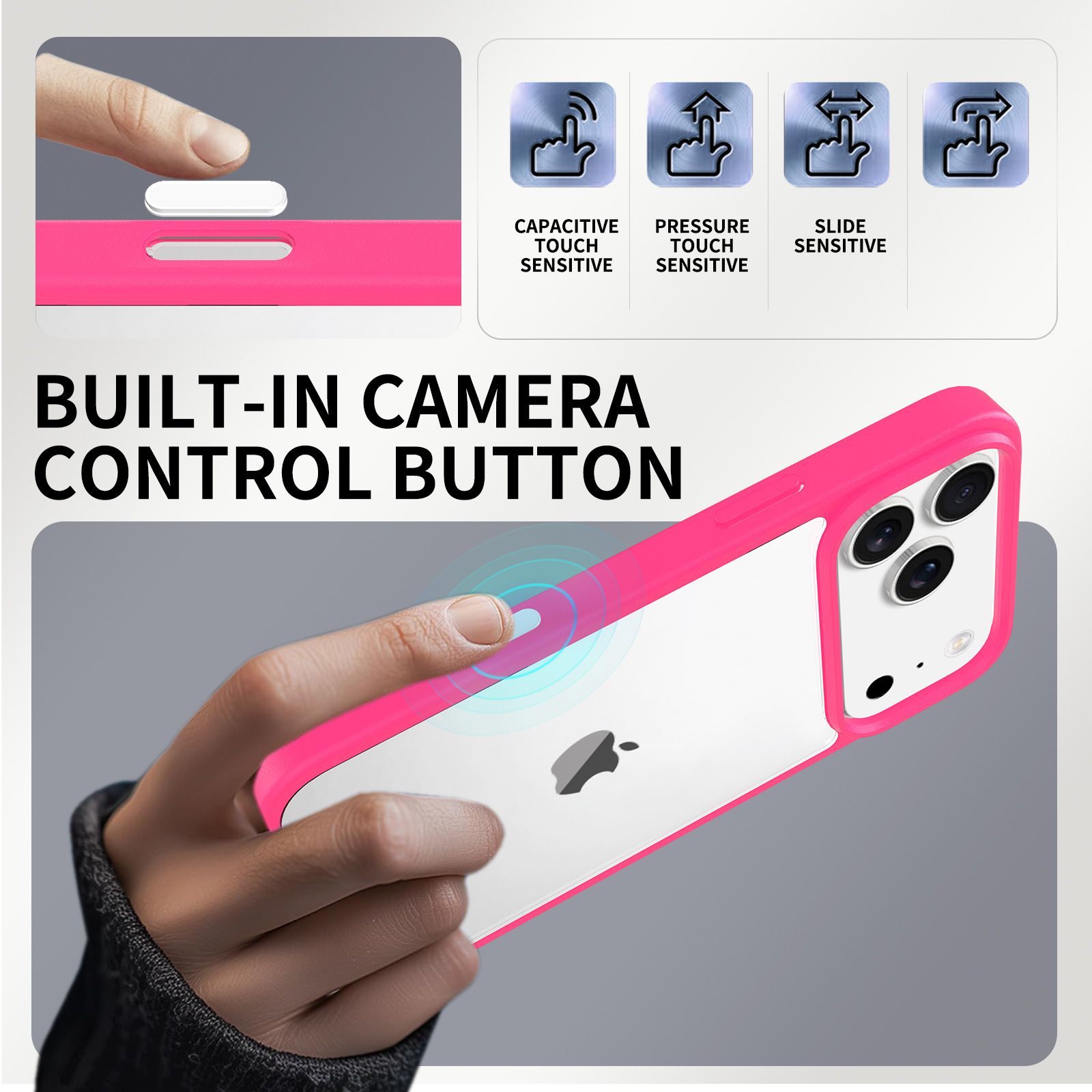 Pulse Prism Clear Case with Camera Action Button — 76